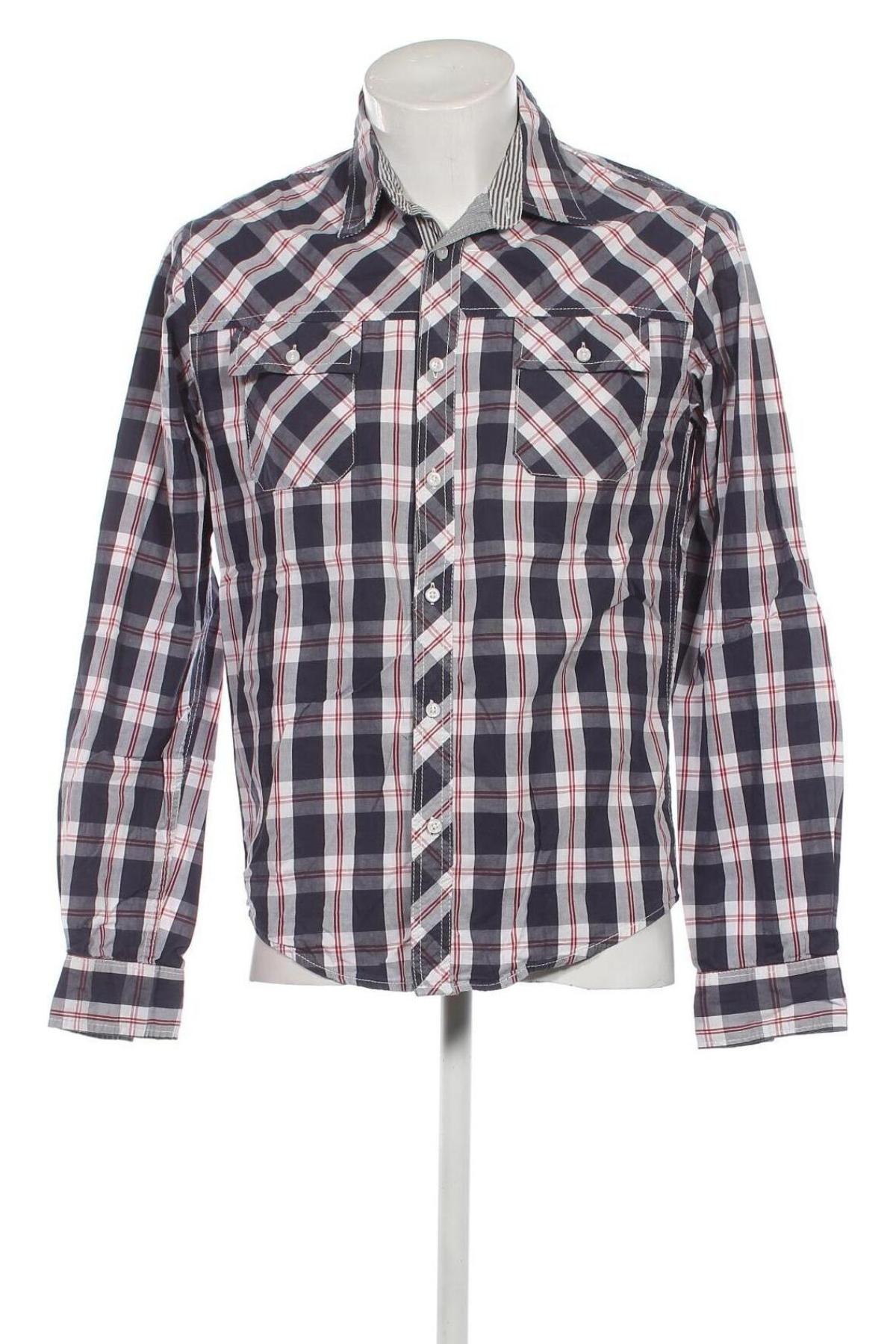 Мъжка риза Zara Man, Размер M, Цвят Многоцветен, Цена 9,86 лв.