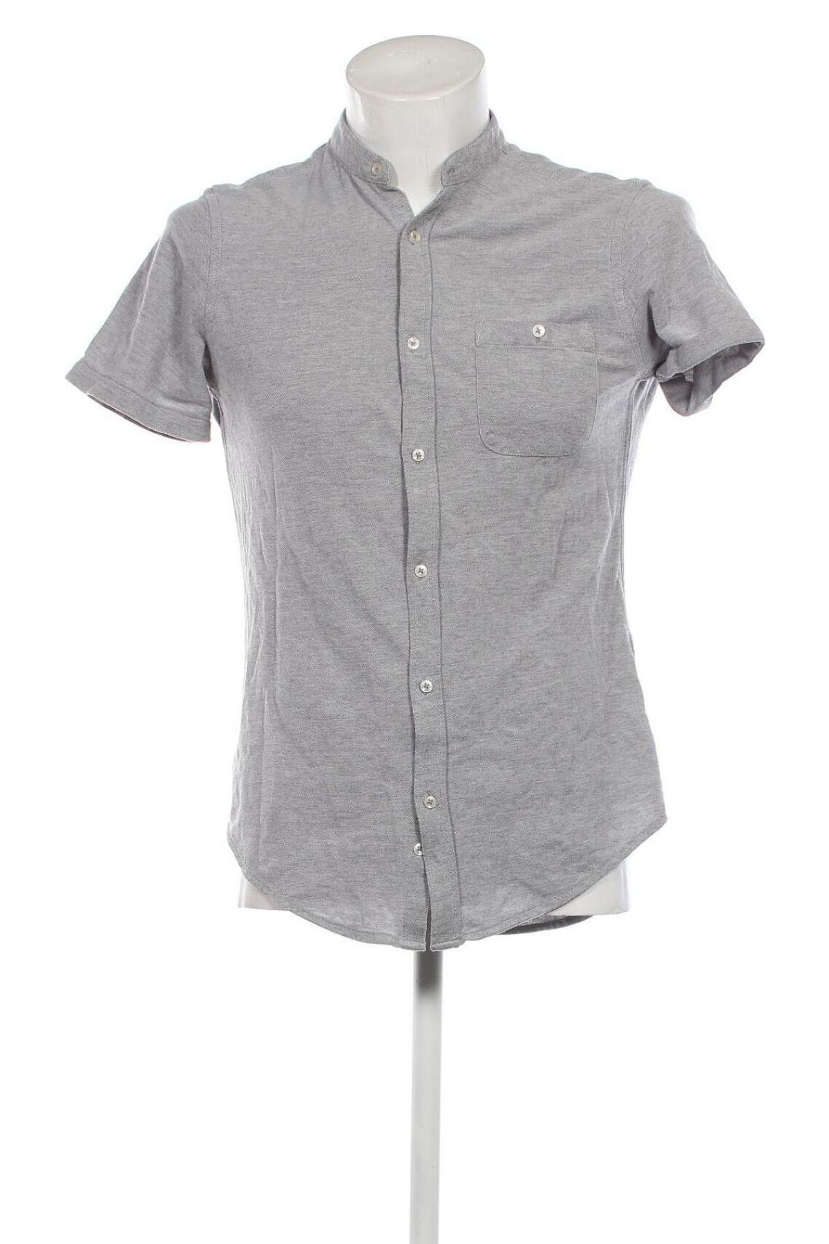 Мъжка риза Zara Man, Размер M, Цвят Сив, Цена 27,00 лв.