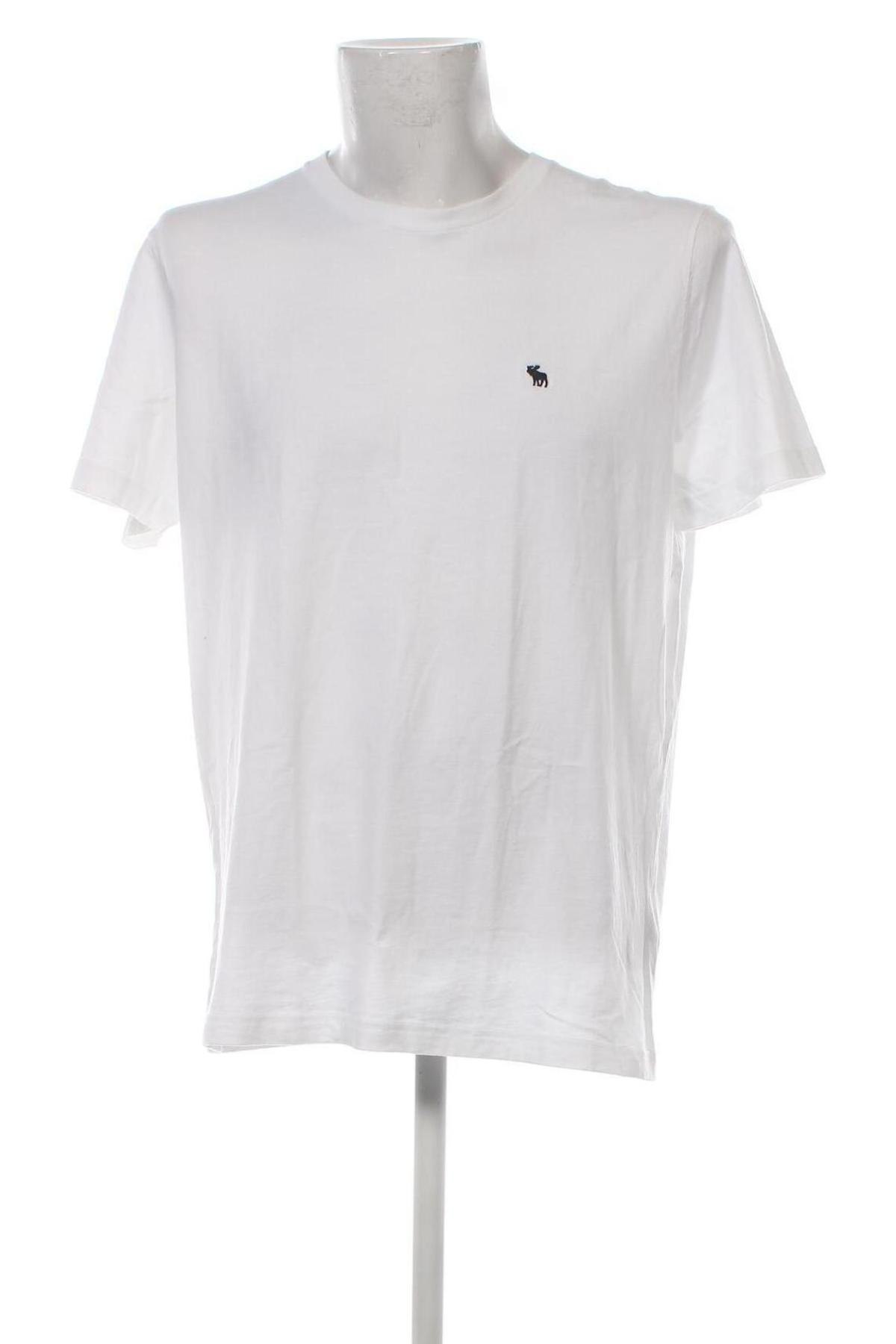 Tricou de bărbați Abercrombie & Fitch, Mărime XL, Culoare Alb, Preț 178,68 Lei