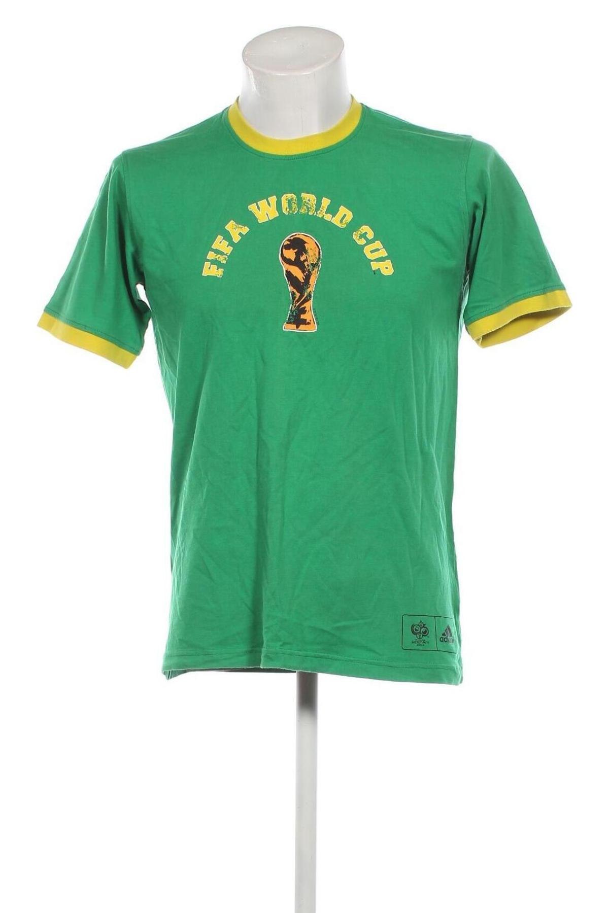 Herren T-Shirt Adidas, Größe S, Farbe Grün, Preis 13,81 €