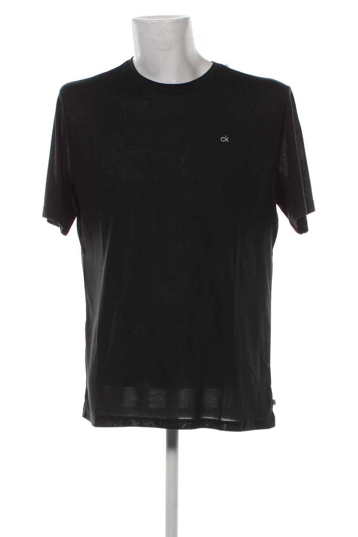 Męski T-shirt Calvin Klein, Rozmiar XL, Kolor Czarny, Cena 180,40 zł
