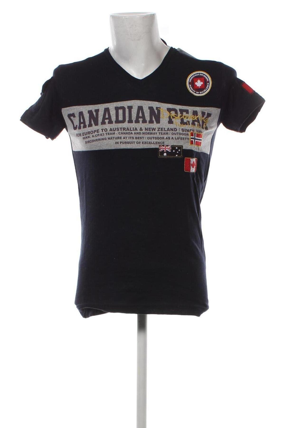 Herren T-Shirt Canadian Peak, Größe S, Farbe Grau, Preis 17,26 €