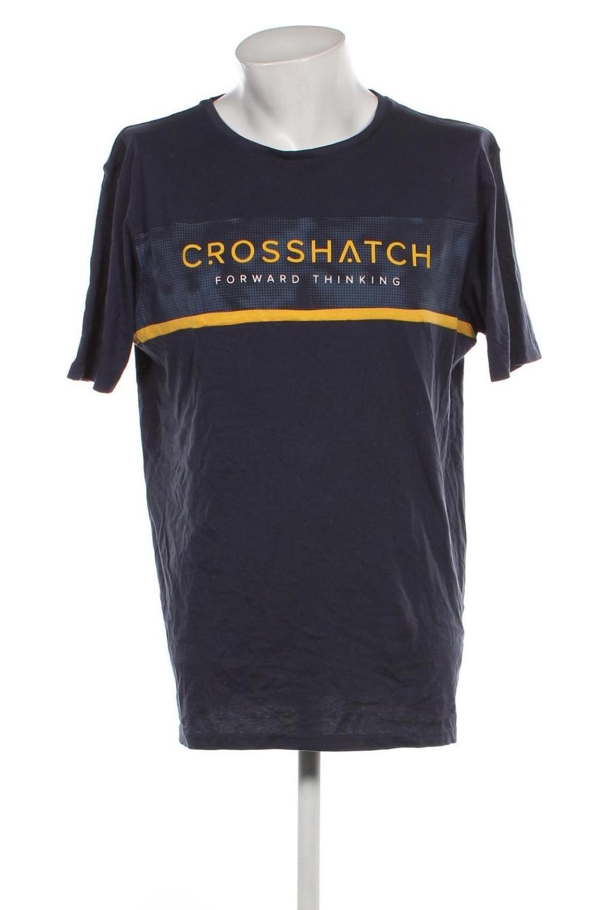 Ανδρικό t-shirt Crosshatch, Μέγεθος XXL, Χρώμα Μπλέ, Τιμή 8,66 €