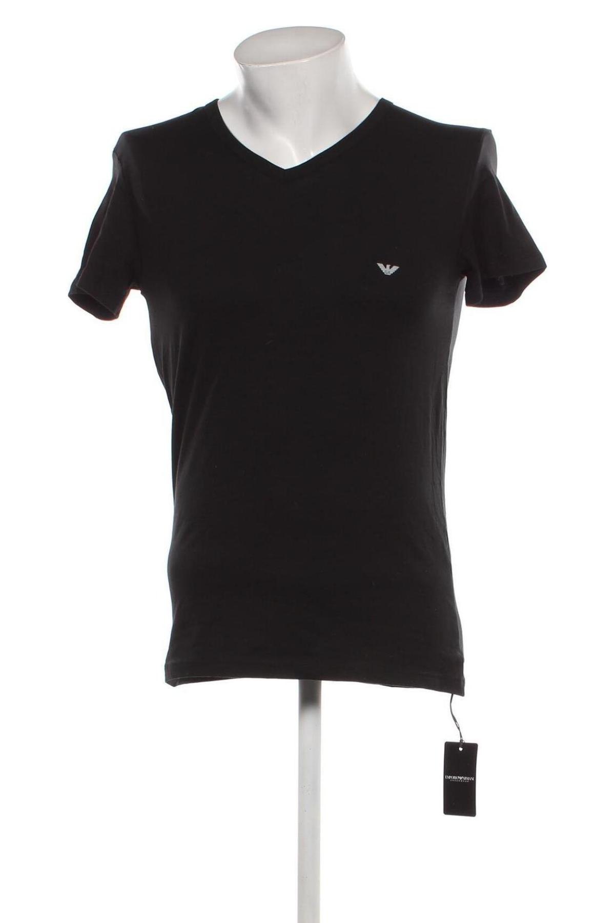 Tricou de bărbați Emporio Armani, Mărime L, Culoare Negru, Preț 309,37 Lei