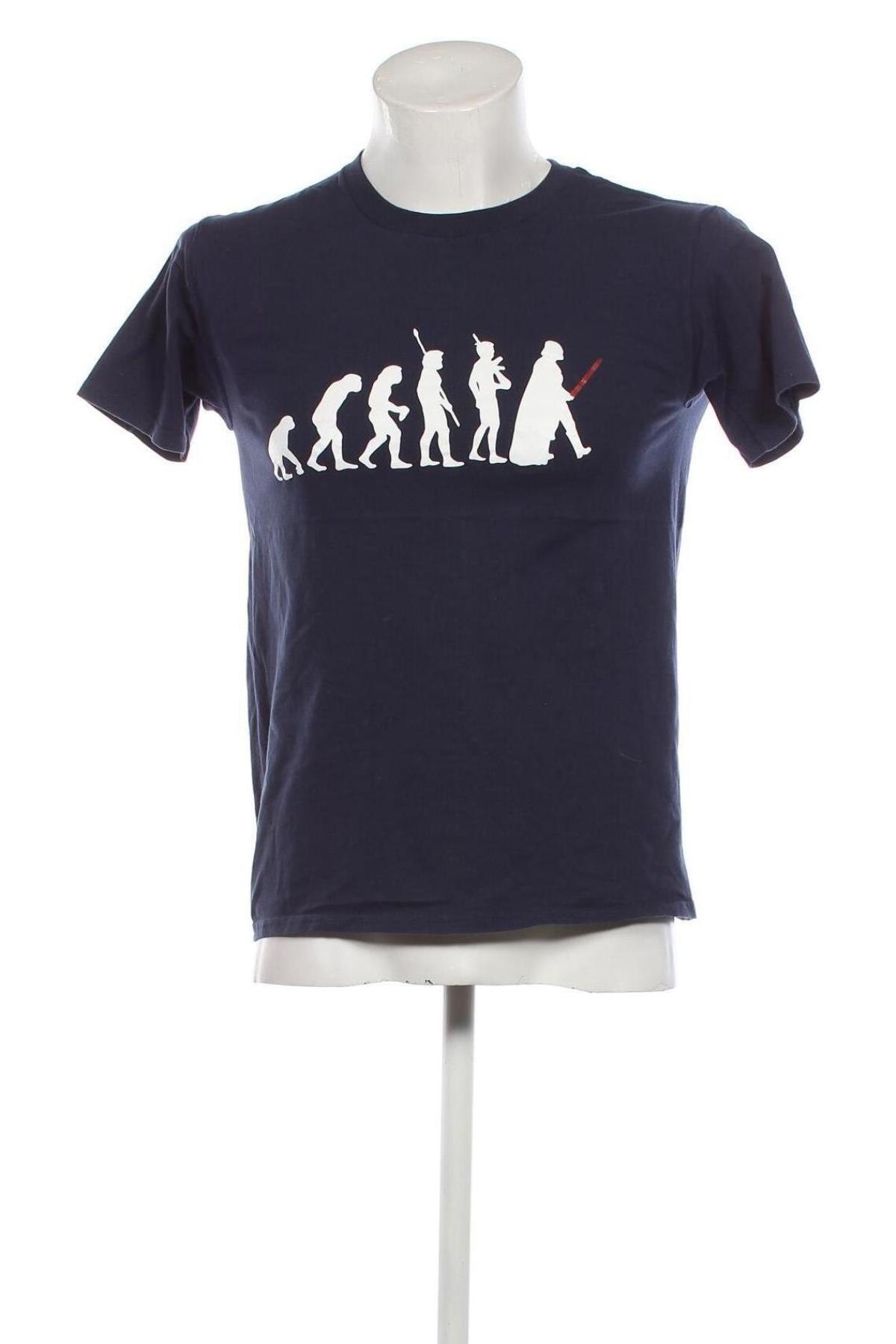Мъжка тениска Gildan, Размер M, Цвят Син, Цена 13,05 лв.
