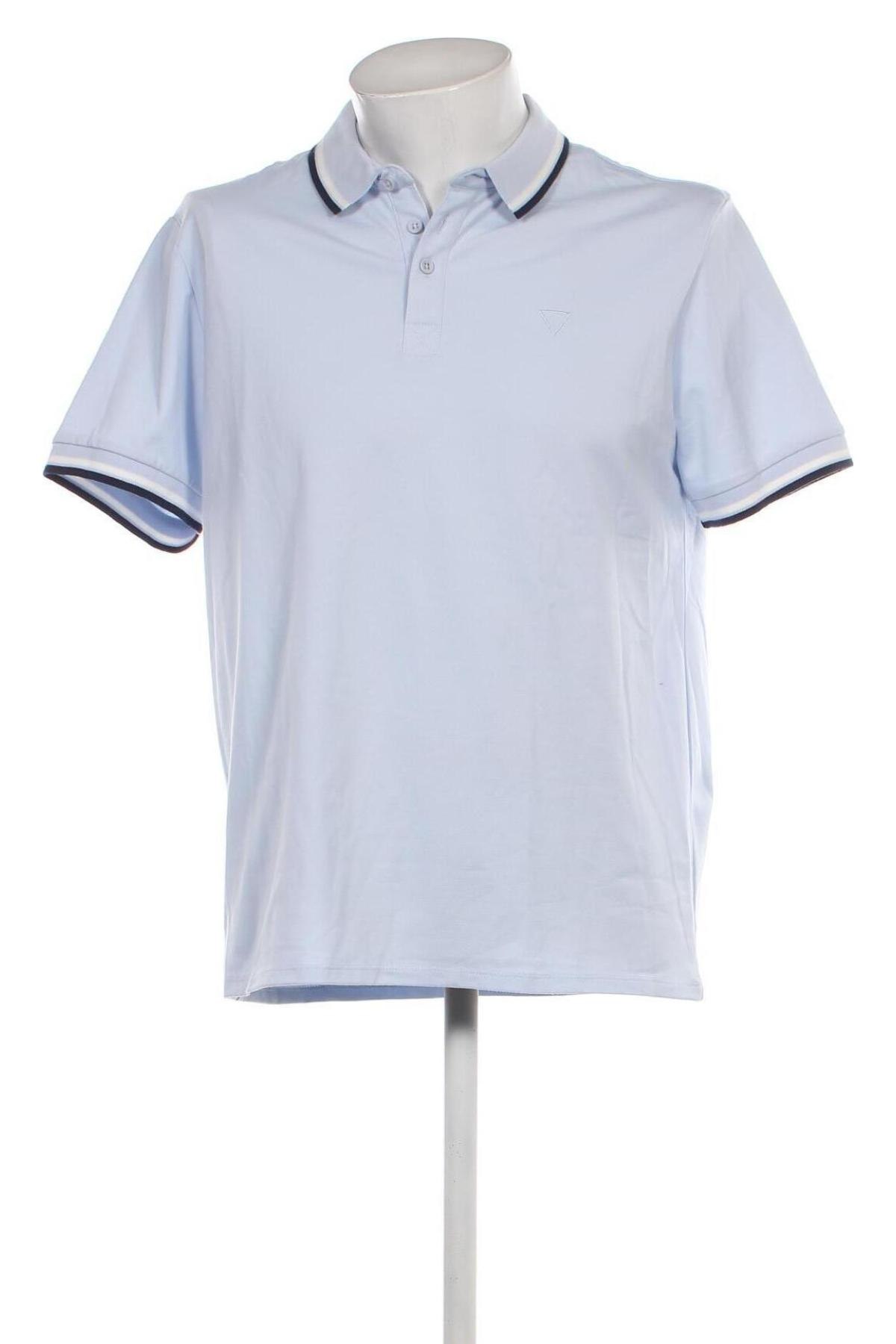Herren T-Shirt Guess, Größe L, Farbe Blau, Preis 39,69 €