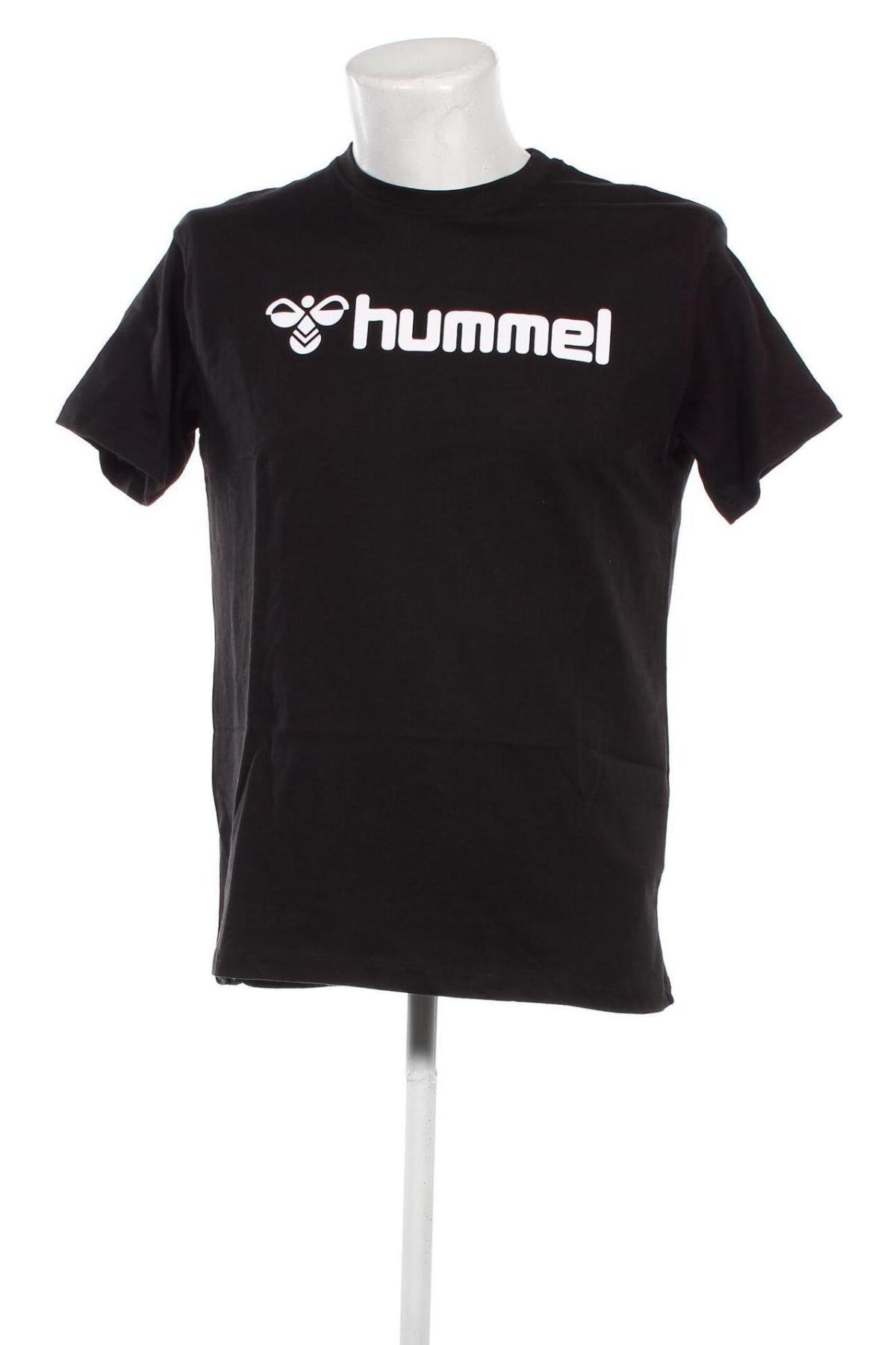 Męski T-shirt Hummel, Rozmiar M, Kolor Czarny, Cena 95,96 zł
