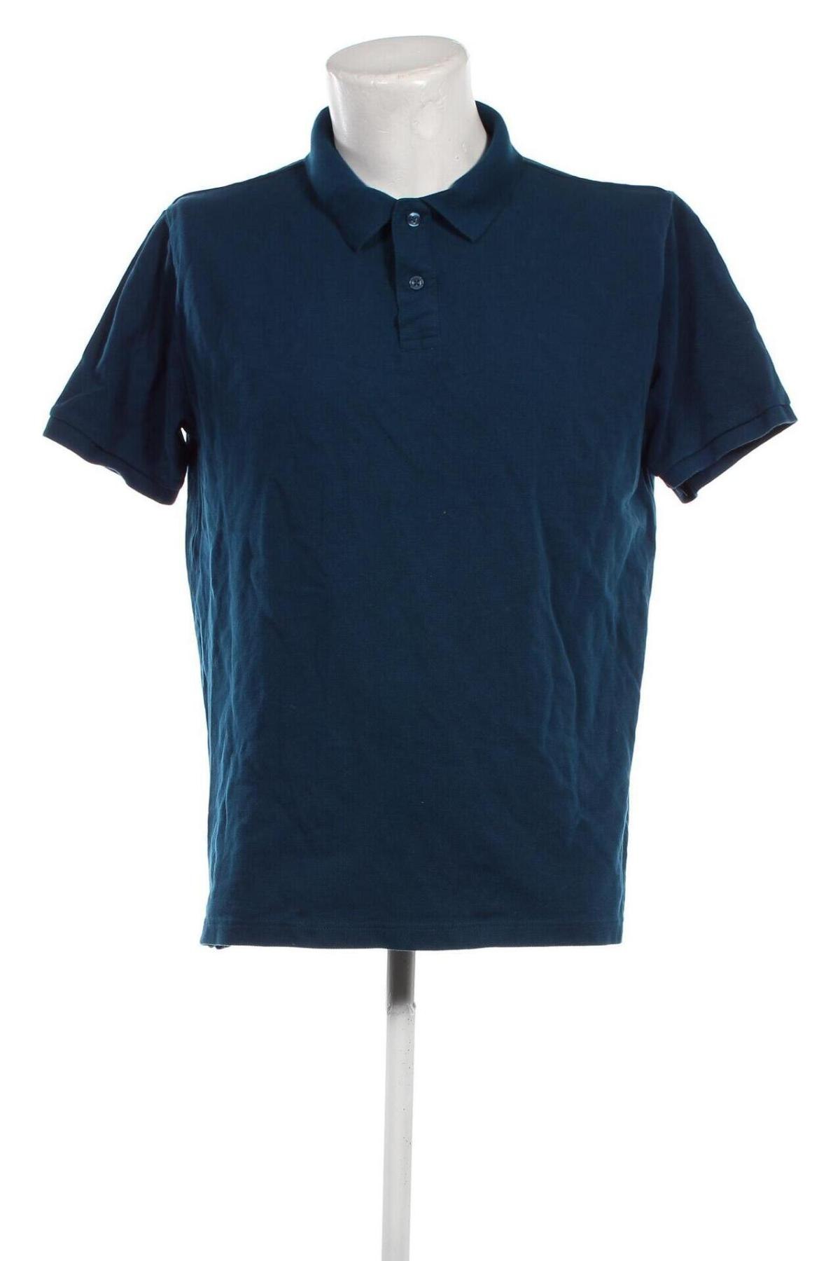 Мъжка тениска Jean Pascale, Размер XXL, Цвят Син, Цена 13,00 лв.