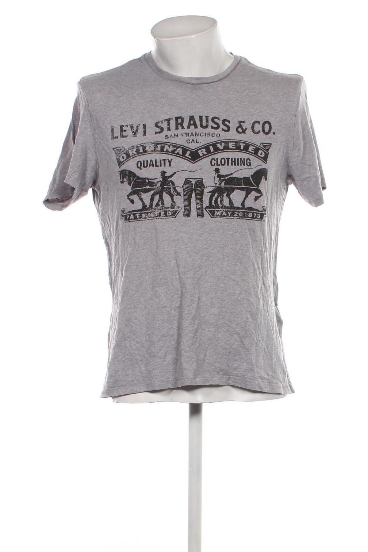 Tricou de bărbați Levi's, Mărime L, Culoare Gri, Preț 82,24 Lei