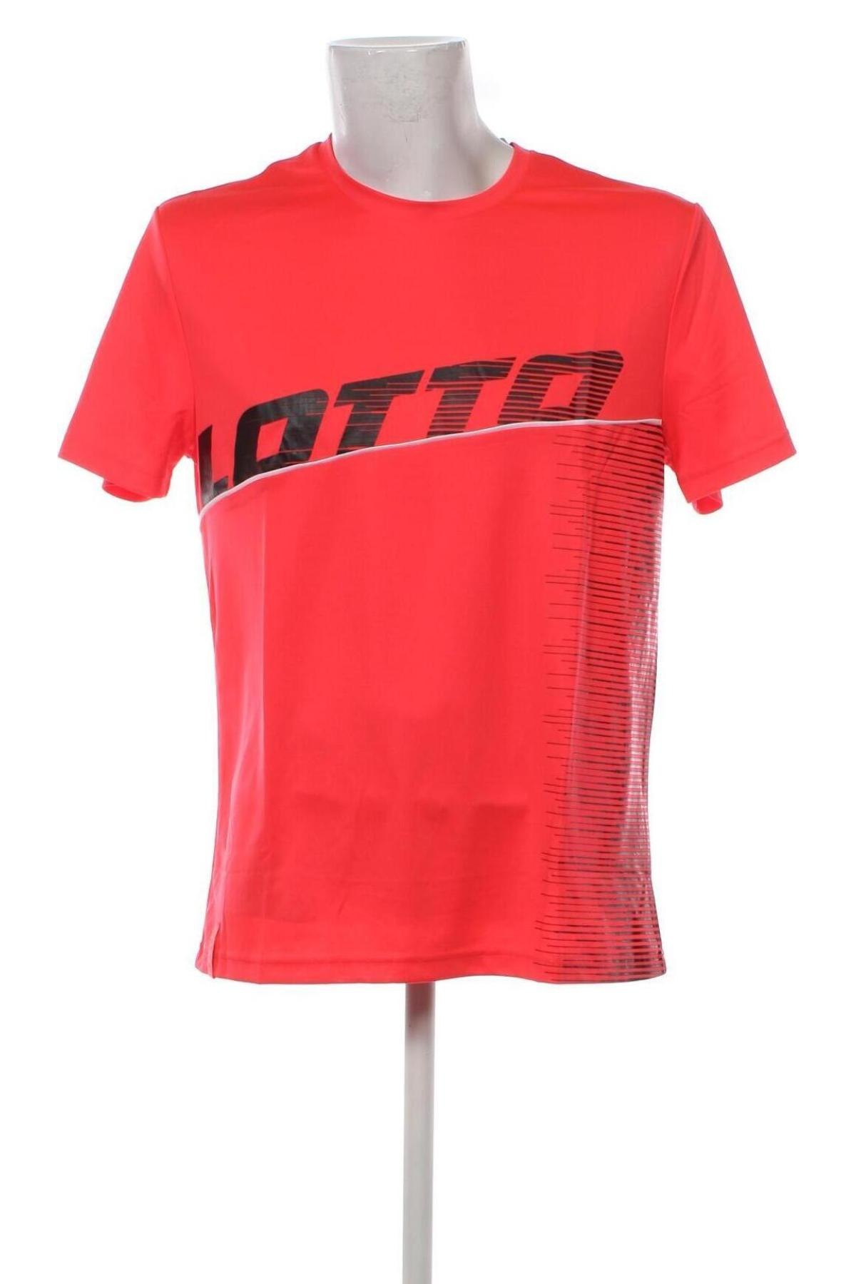 Męski T-shirt Lotto, Rozmiar XL, Kolor Czerwony, Cena 62,37 zł