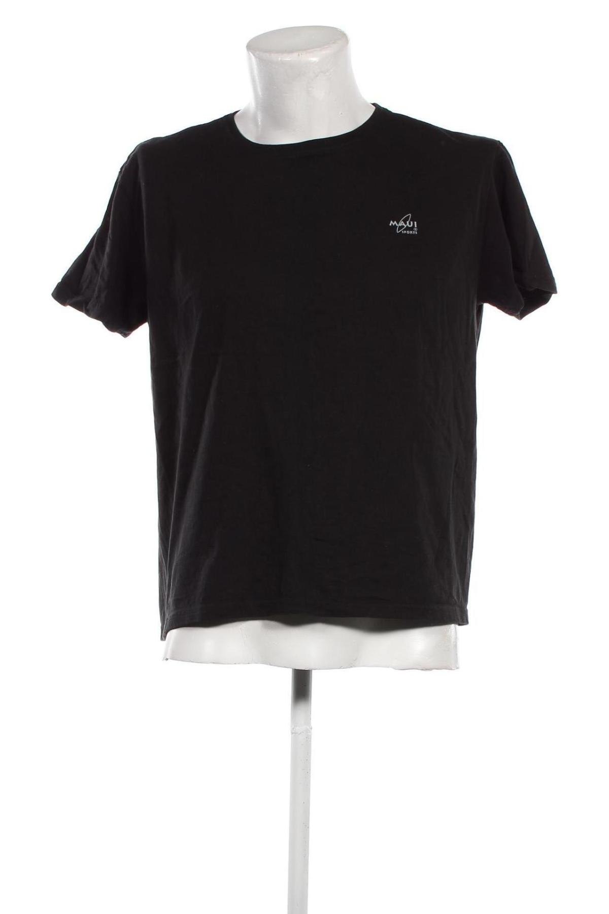 Ανδρικό t-shirt Maui Sports, Μέγεθος M, Χρώμα Μαύρο, Τιμή 6,65 €