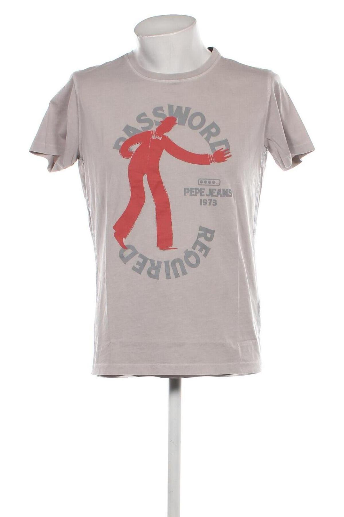 Ανδρικό t-shirt Pepe Jeans, Μέγεθος L, Χρώμα Γκρί, Τιμή 28,00 €