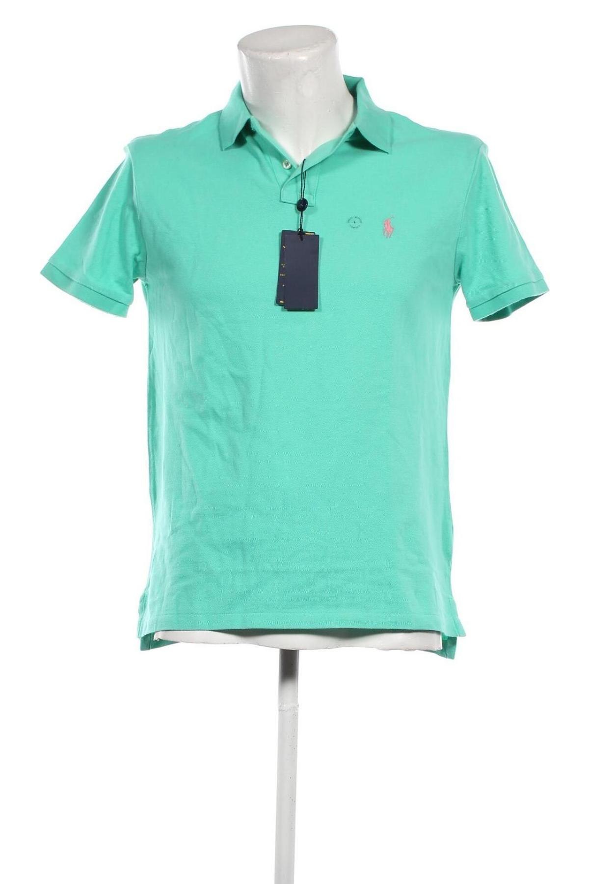 Ανδρικό t-shirt Polo By Ralph Lauren, Μέγεθος L, Χρώμα Πράσινο, Τιμή 75,26 €
