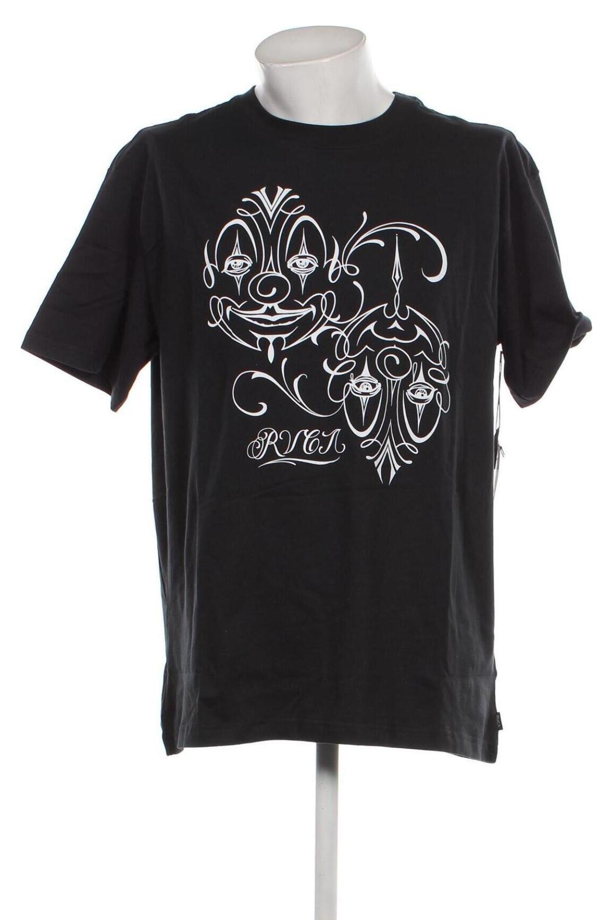 Herren T-Shirt RVCA, Größe XL, Farbe Schwarz, Preis 15,98 €