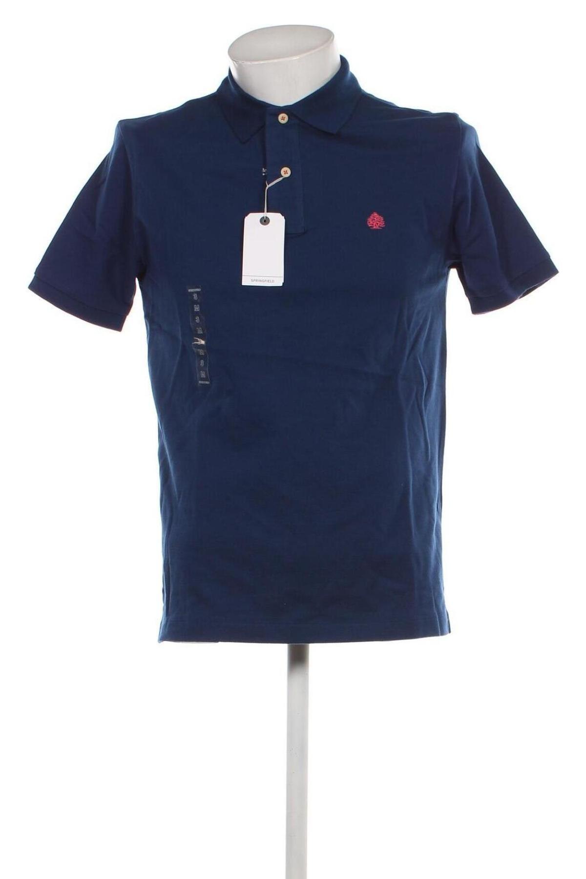 Herren T-Shirt Springfield, Größe M, Farbe Blau, Preis 15,98 €