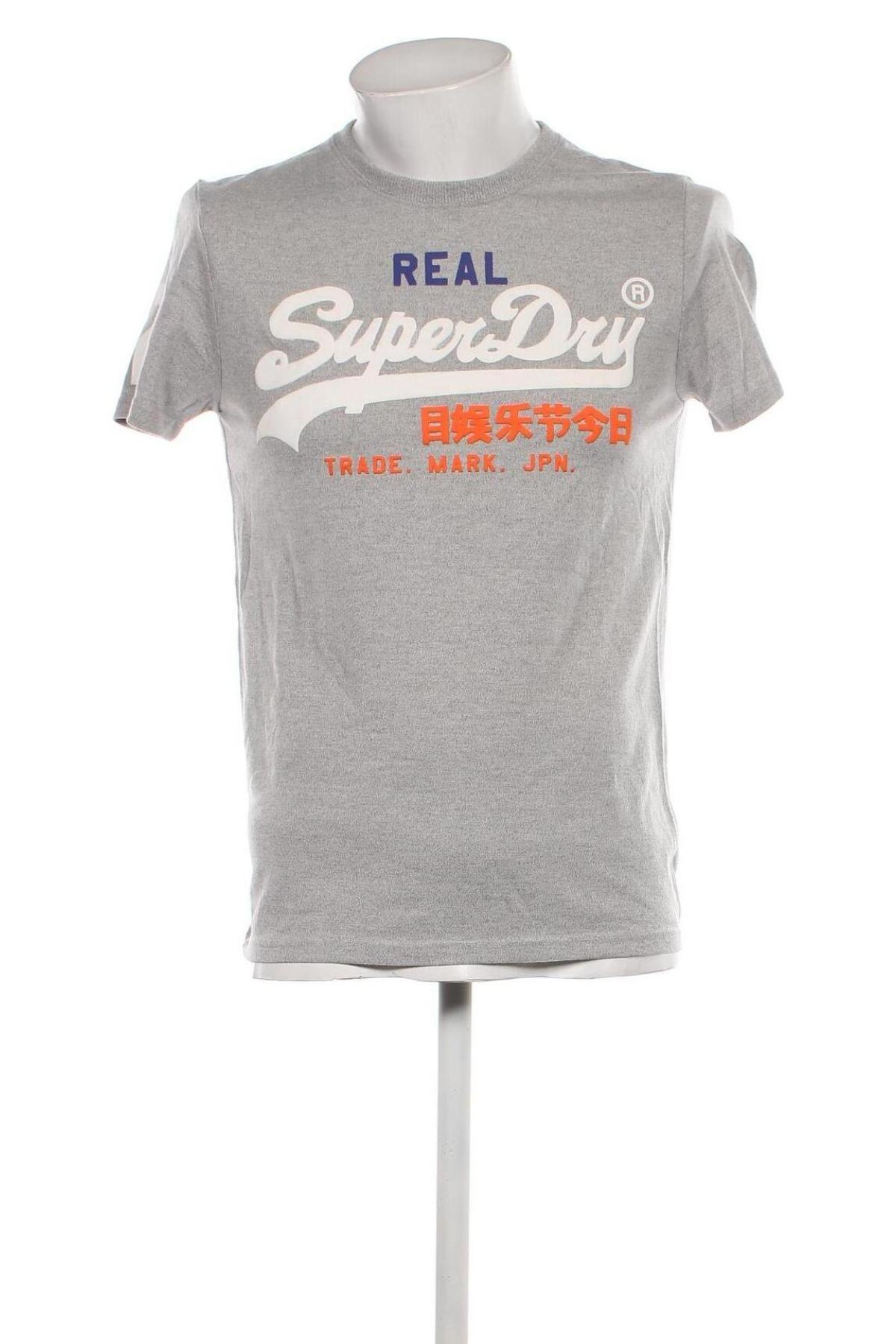 Ανδρικό t-shirt Superdry, Μέγεθος M, Χρώμα Γκρί, Τιμή 20,62 €