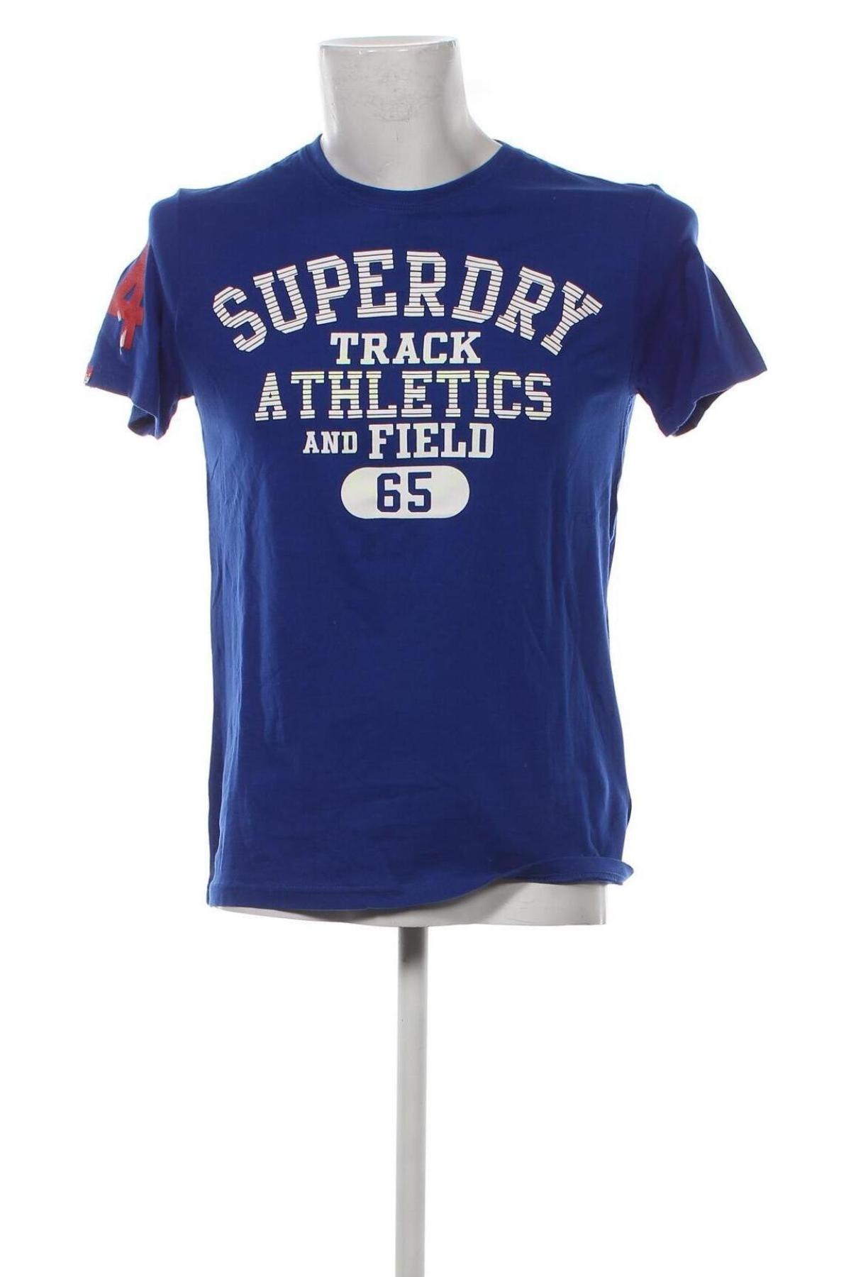 Мъжка тениска Superdry, Размер M, Цвят Син, Цена 40,00 лв.