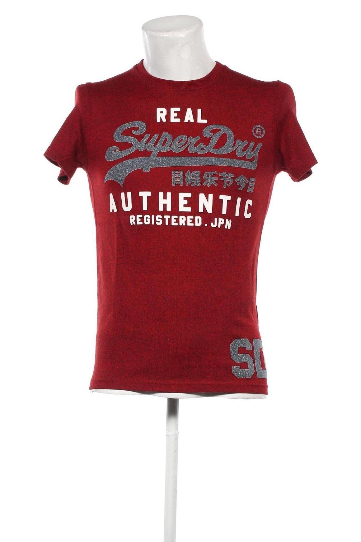 Herren T-Shirt Superdry, Größe S, Farbe Rot, Preis € 20,62