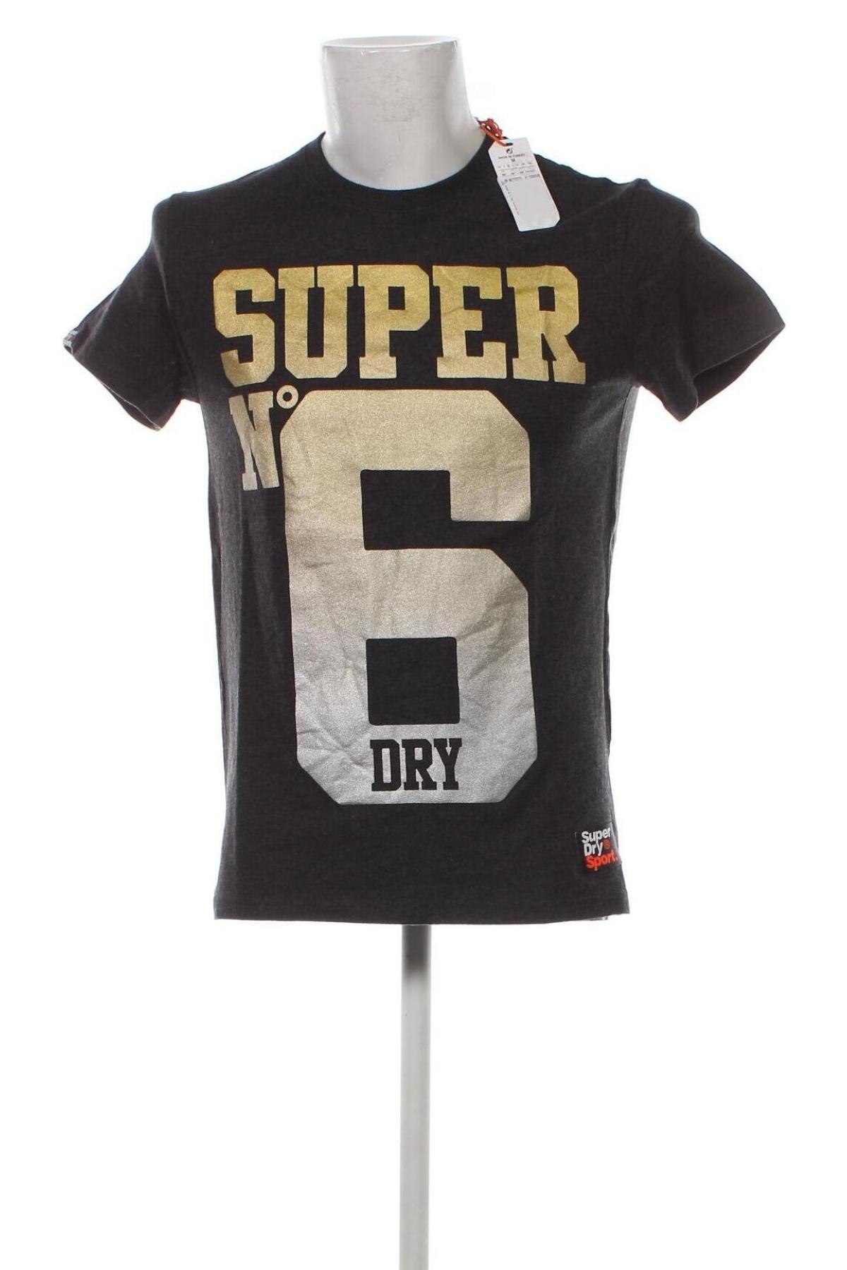 Herren T-Shirt Superdry, Größe M, Farbe Grau, Preis € 20,62