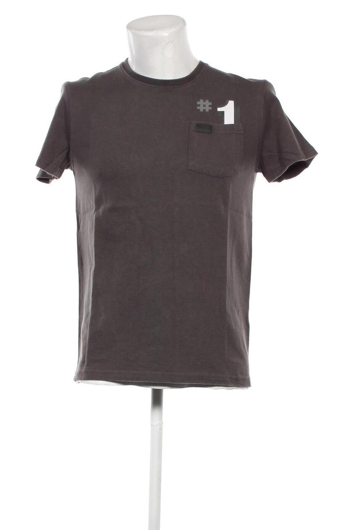 Tricou de bărbați Superdry, Mărime M, Culoare Gri, Preț 127,63 Lei