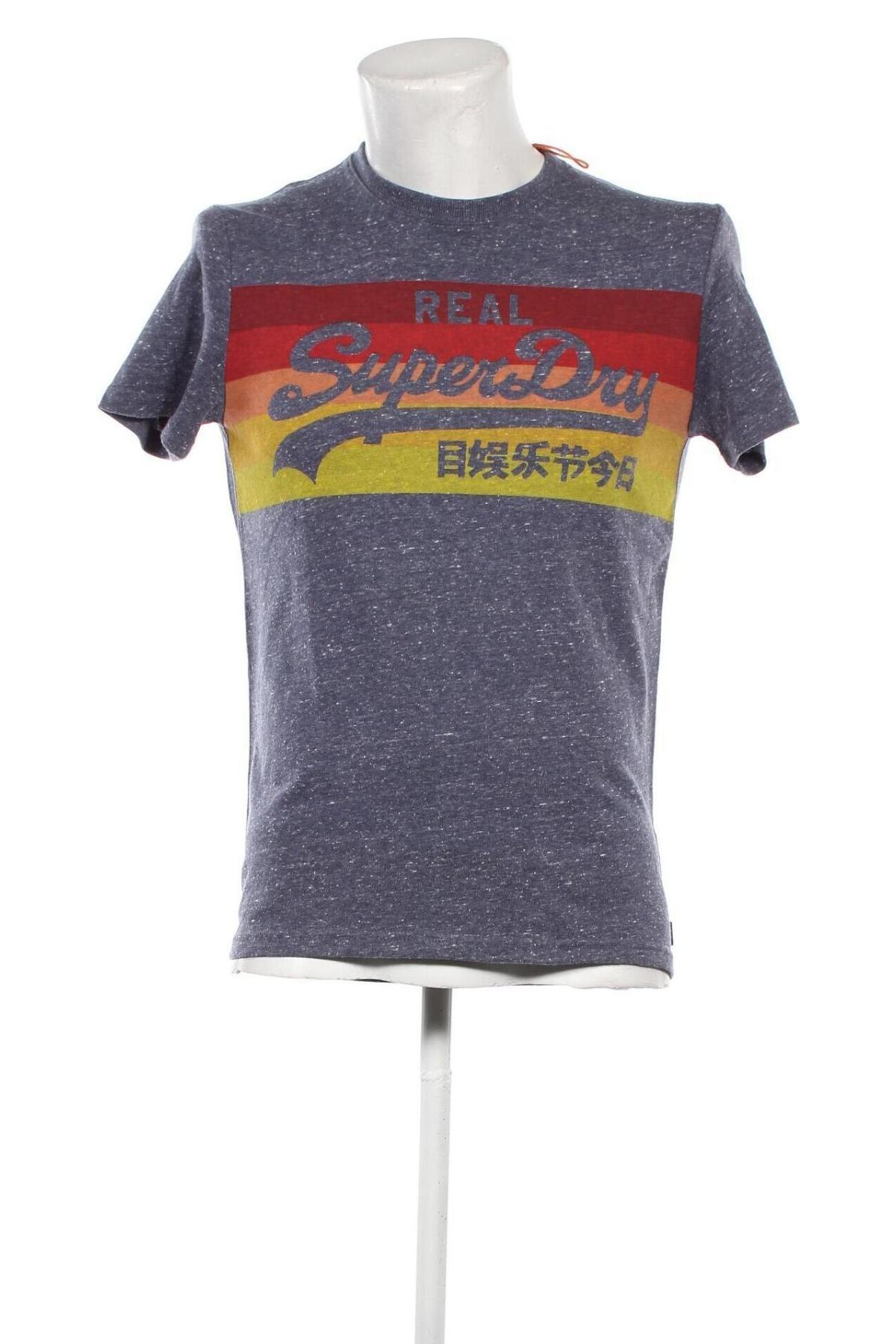 Herren T-Shirt Superdry, Größe S, Farbe Blau, Preis € 20,62