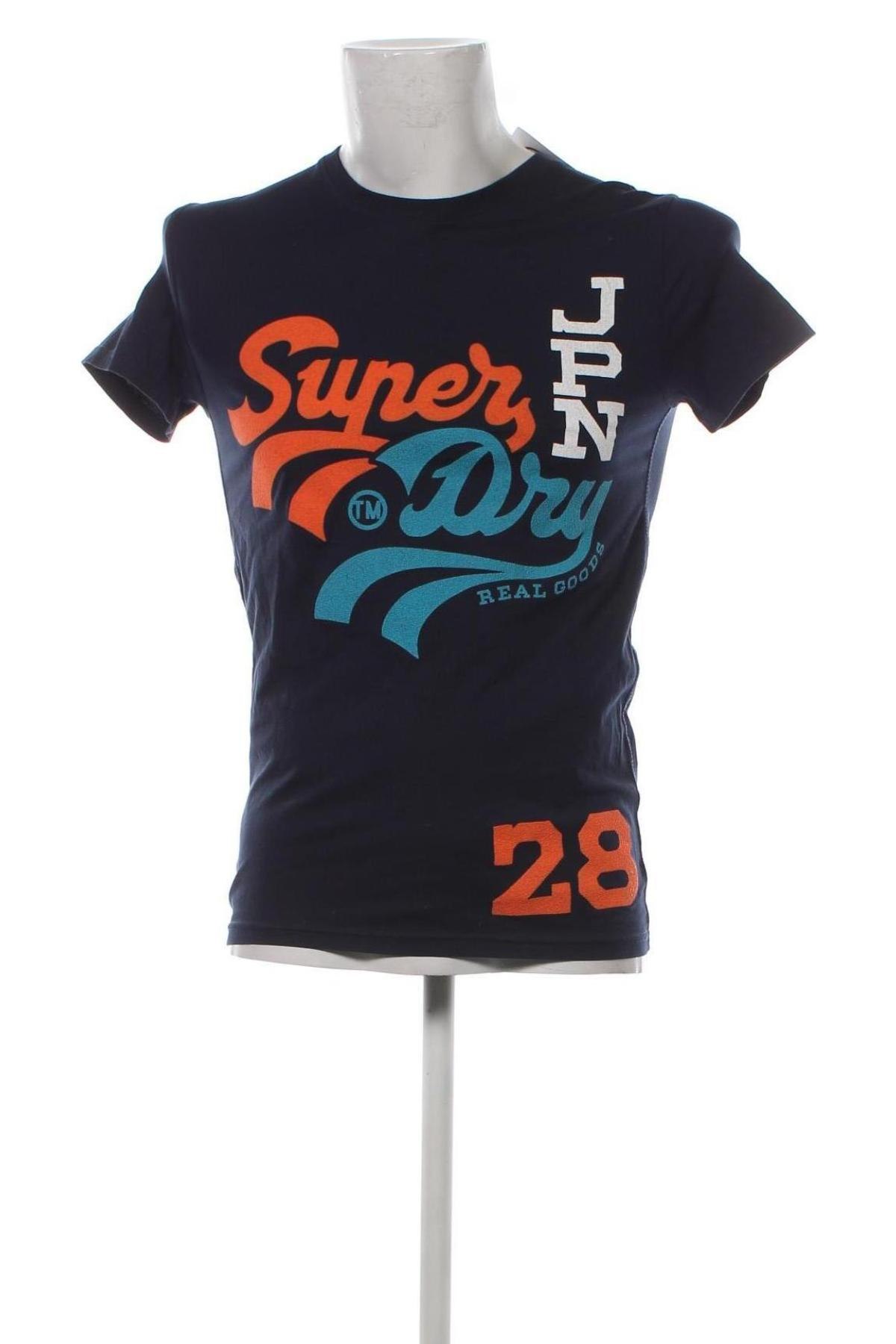 Ανδρικό t-shirt Superdry, Μέγεθος S, Χρώμα Μπλέ, Τιμή 20,62 €