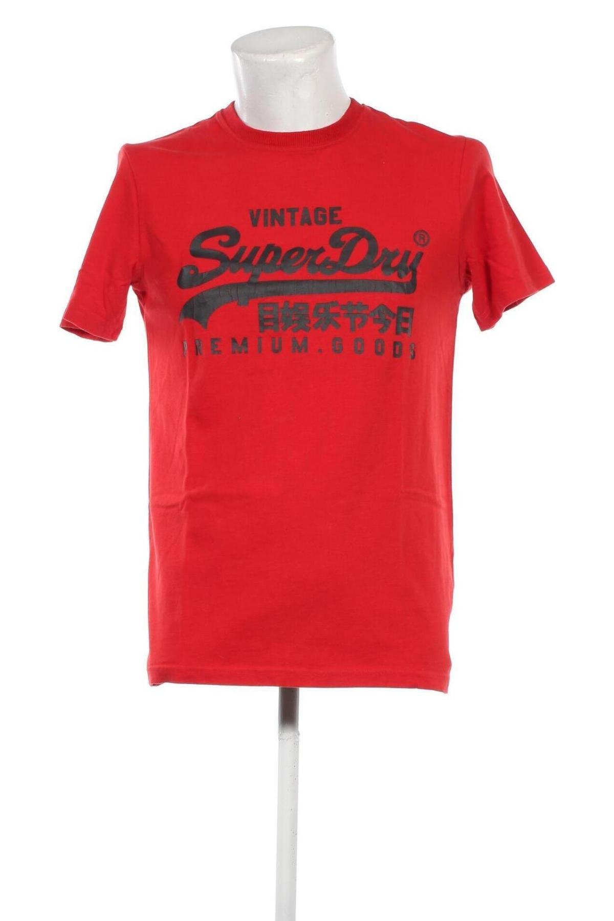 Ανδρικό t-shirt Superdry, Μέγεθος S, Χρώμα Κόκκινο, Τιμή 20,62 €