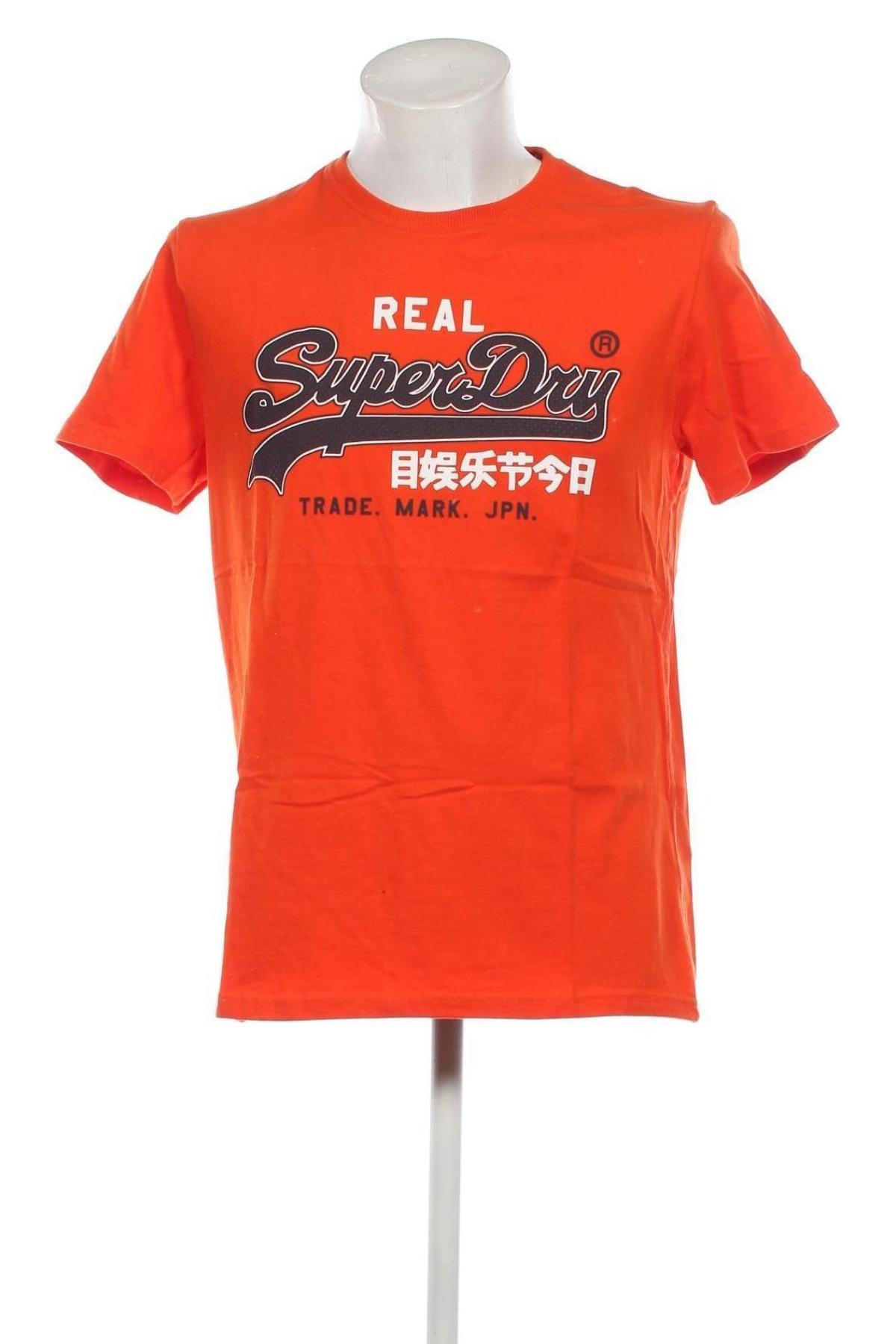 Мъжка тениска Superdry, Размер XL, Цвят Оранжев, Цена 37,60 лв.