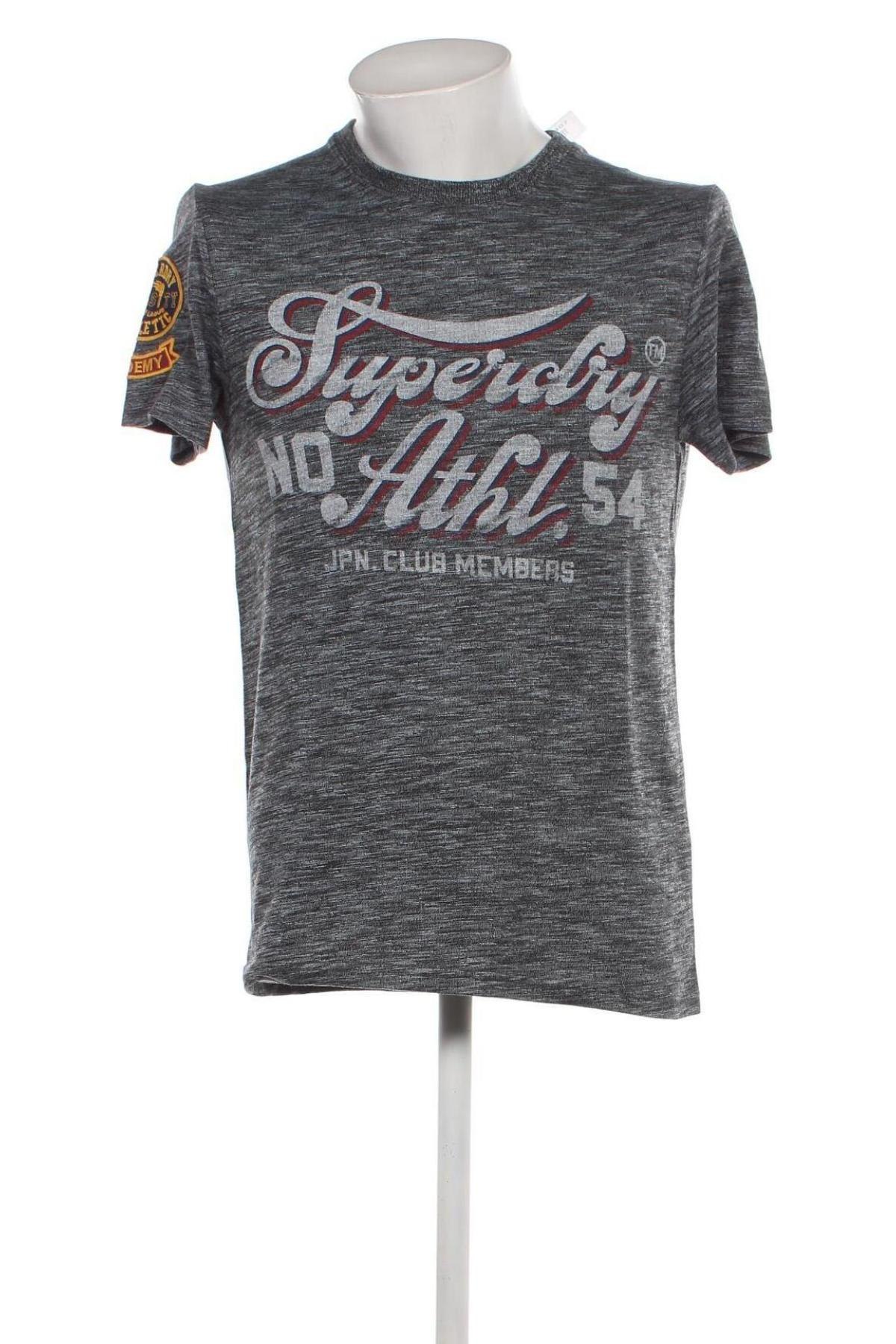 Herren T-Shirt Superdry, Größe M, Farbe Grau, Preis 17,73 €