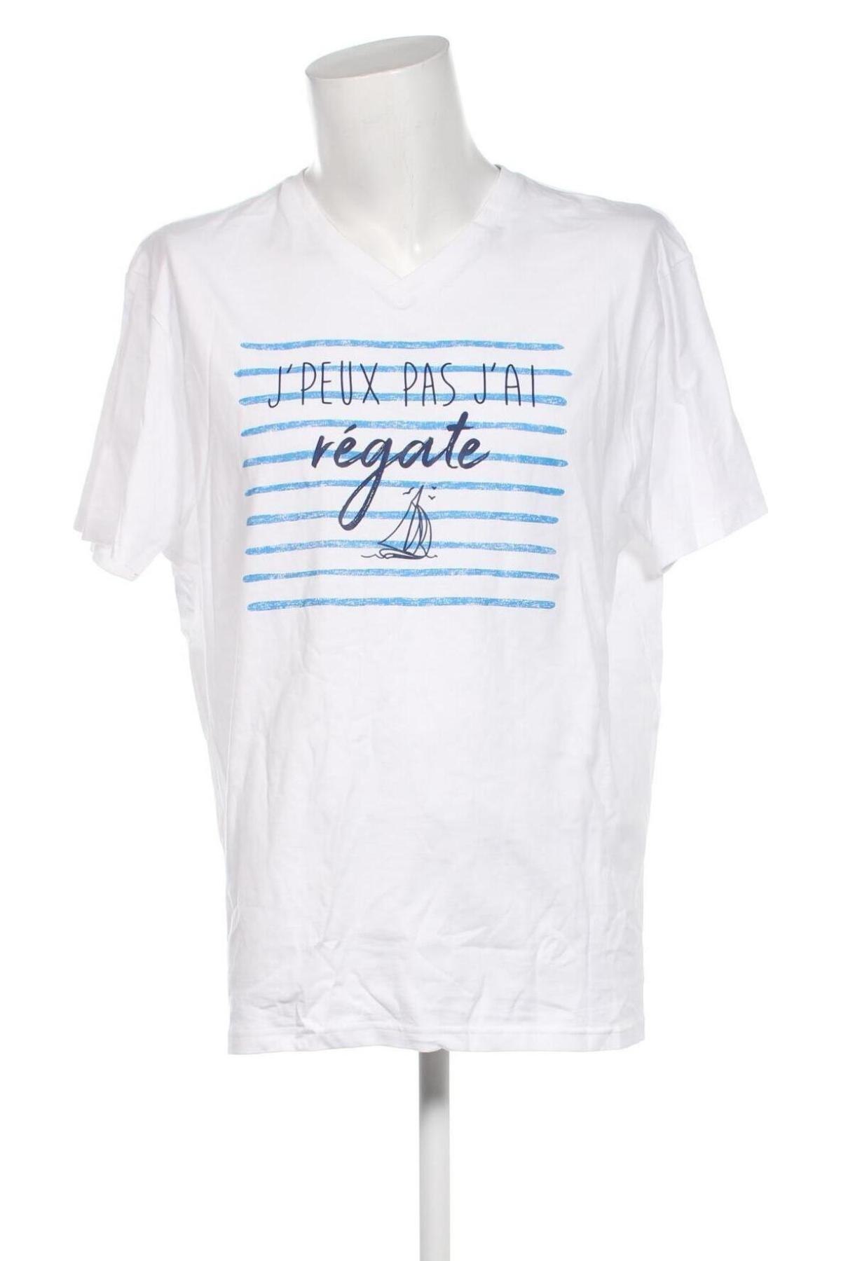 Ανδρικό t-shirt Terre De Marins, Μέγεθος 3XL, Χρώμα Λευκό, Τιμή 15,98 €