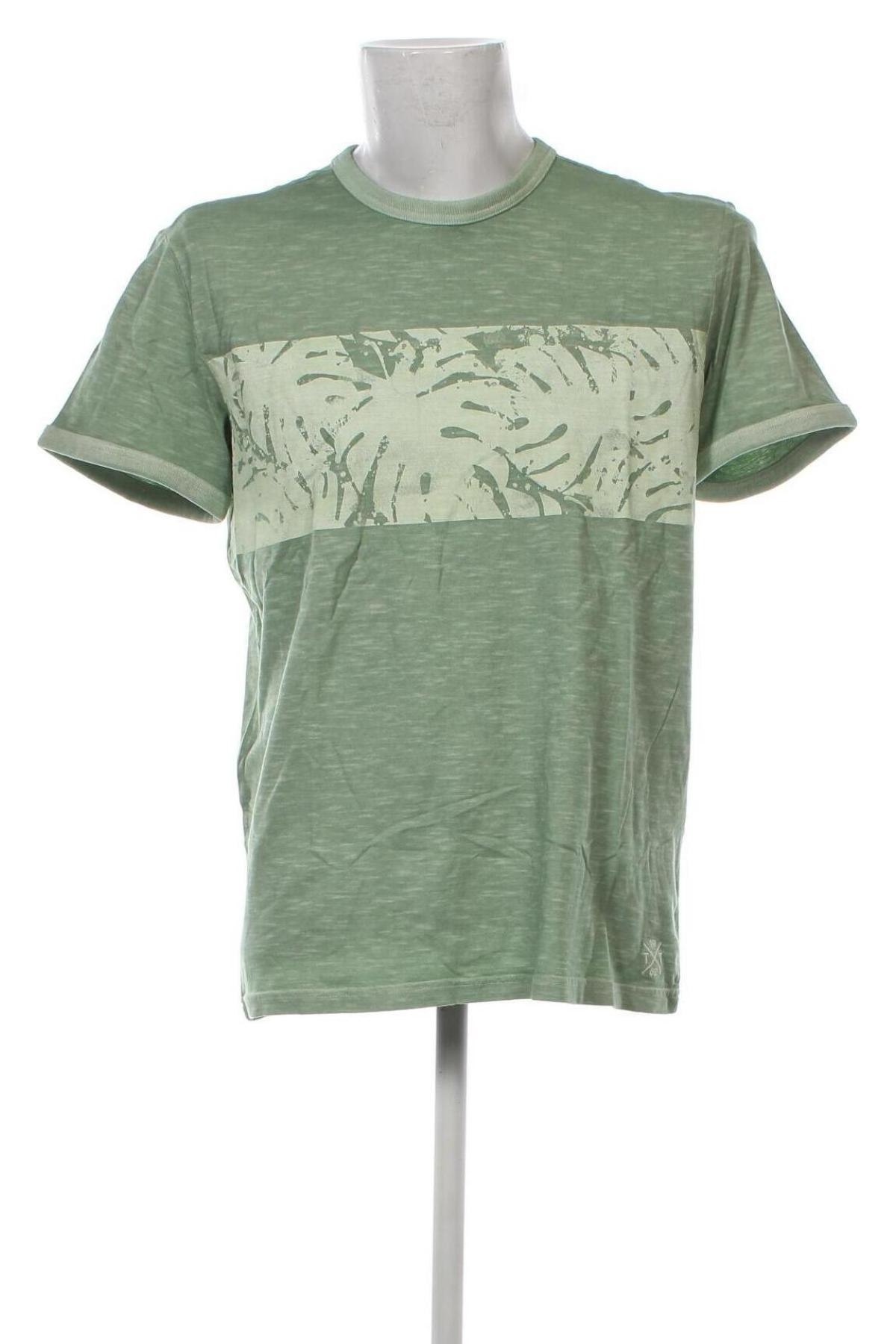 Мъжка тениска Tom Tailor, Размер L, Цвят Зелен, Цена 36,00 лв.