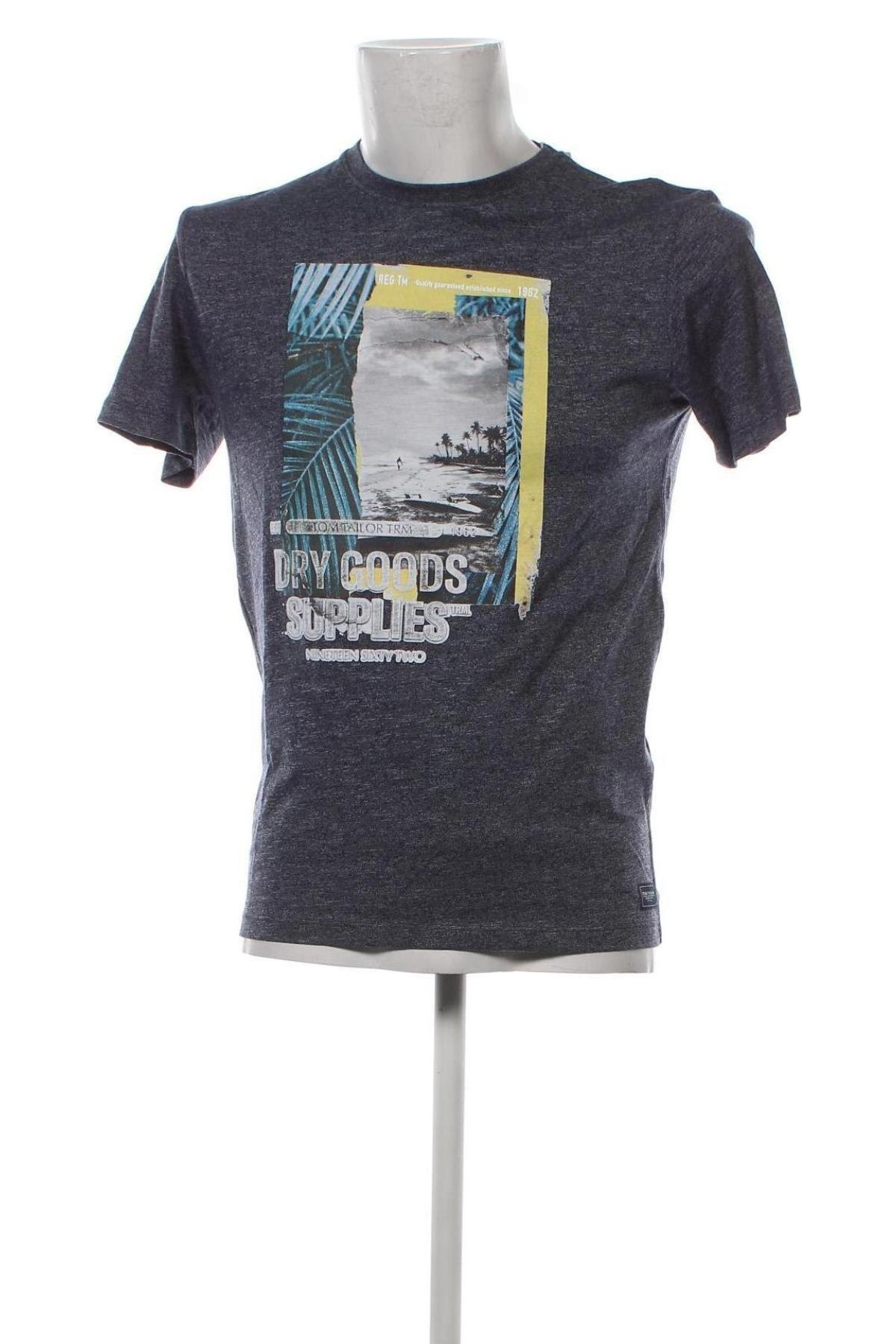 Herren T-Shirt Tom Tailor, Größe S, Farbe Blau, Preis 18,56 €