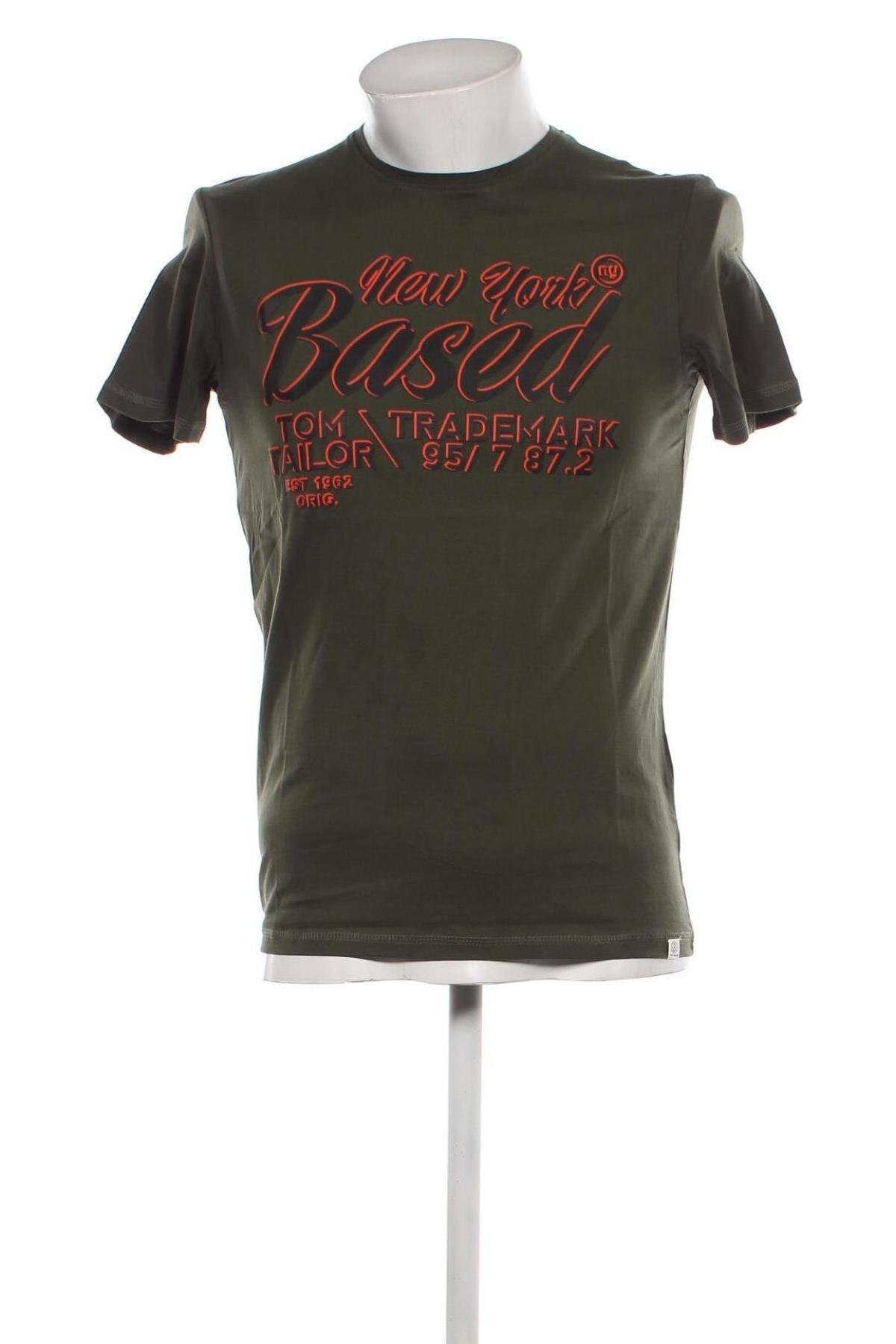 Herren T-Shirt Tom Tailor, Größe S, Farbe Grün, Preis 15,98 €