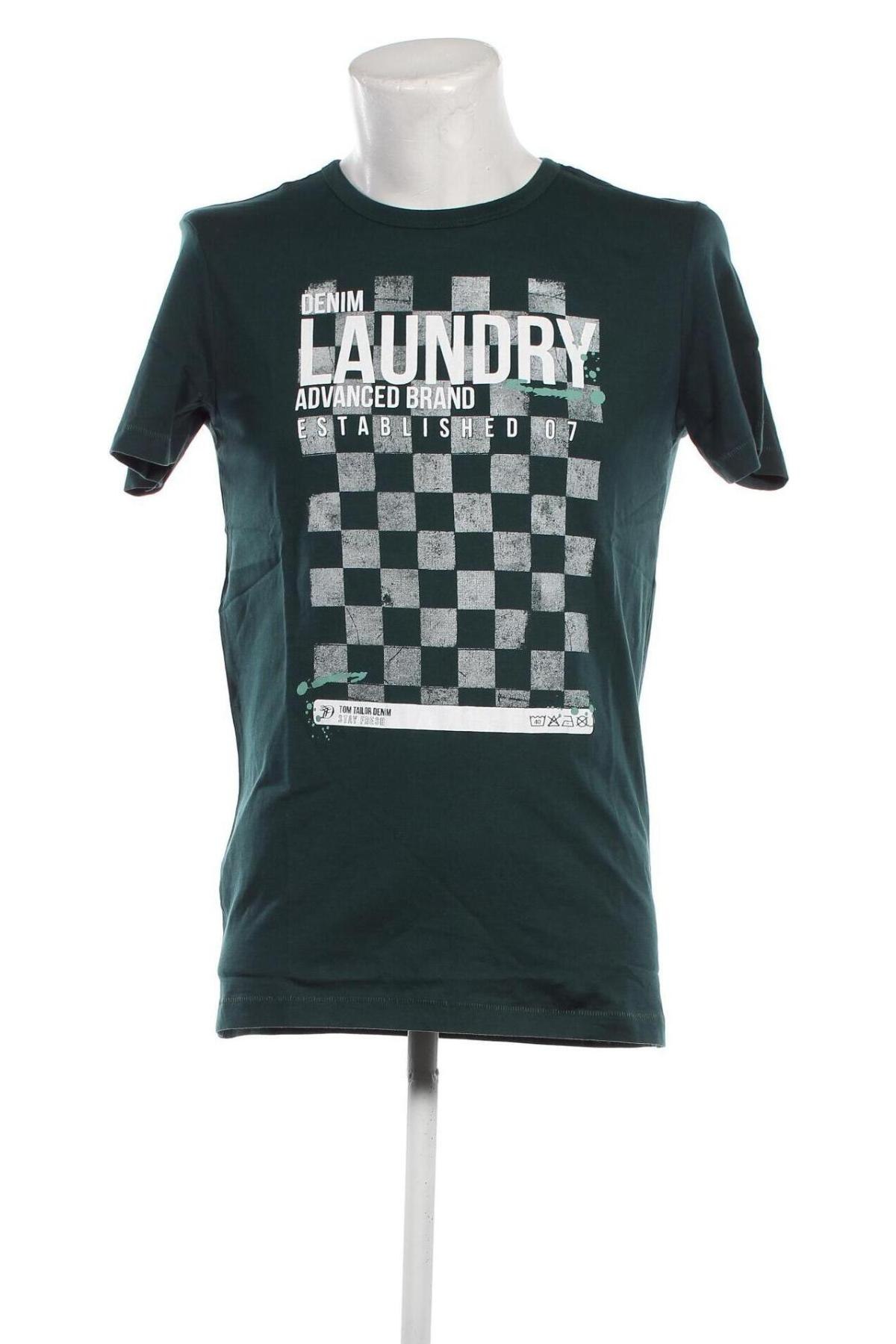 Ανδρικό t-shirt Tom Tailor, Μέγεθος M, Χρώμα Πράσινο, Τιμή 15,98 €