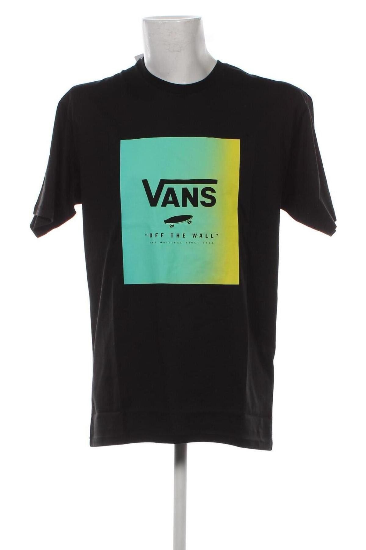 Herren T-Shirt Vans, Größe L, Farbe Schwarz, Preis 22,68 €