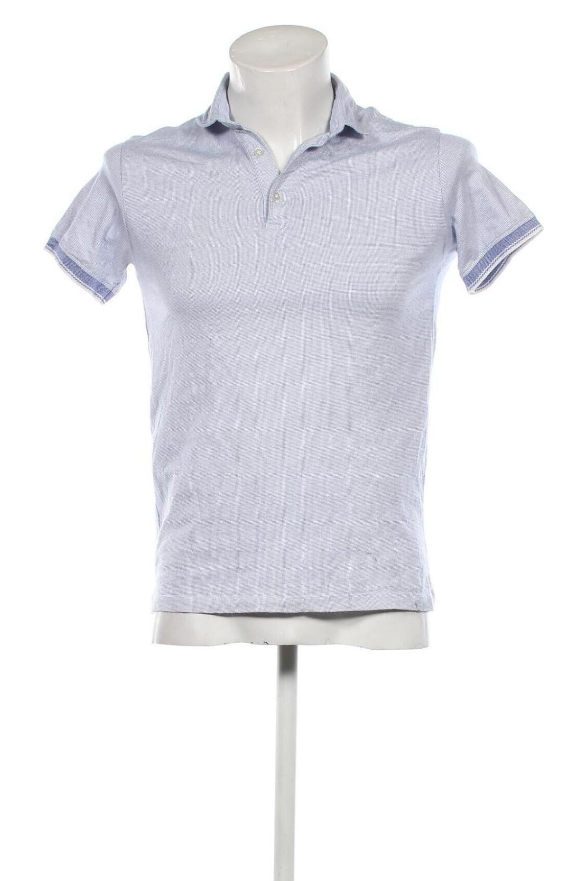 Tricou de bărbați Zara, Mărime S, Culoare Albastru, Preț 40,82 Lei