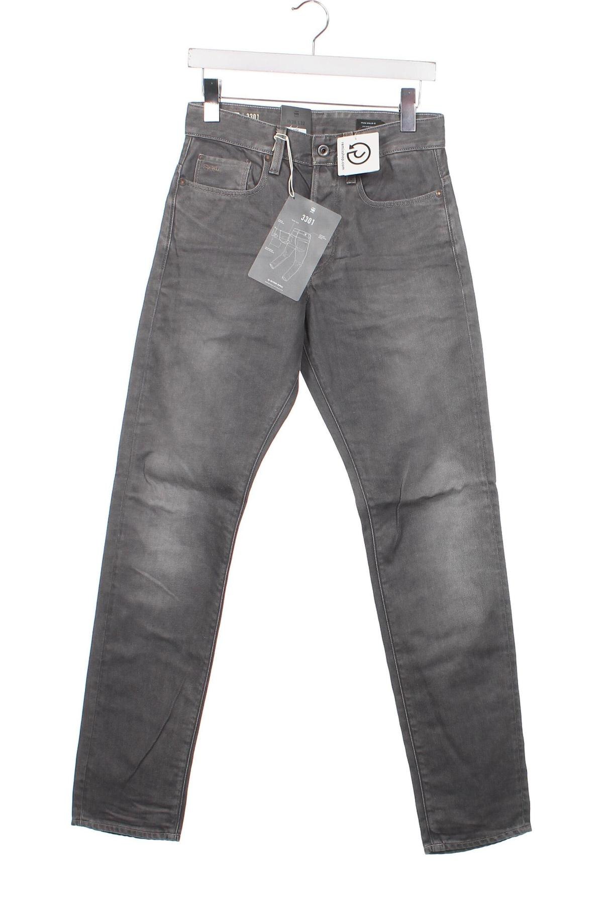 Herren Jeans G-Star Raw, Größe S, Farbe Grau, Preis 56,78 €