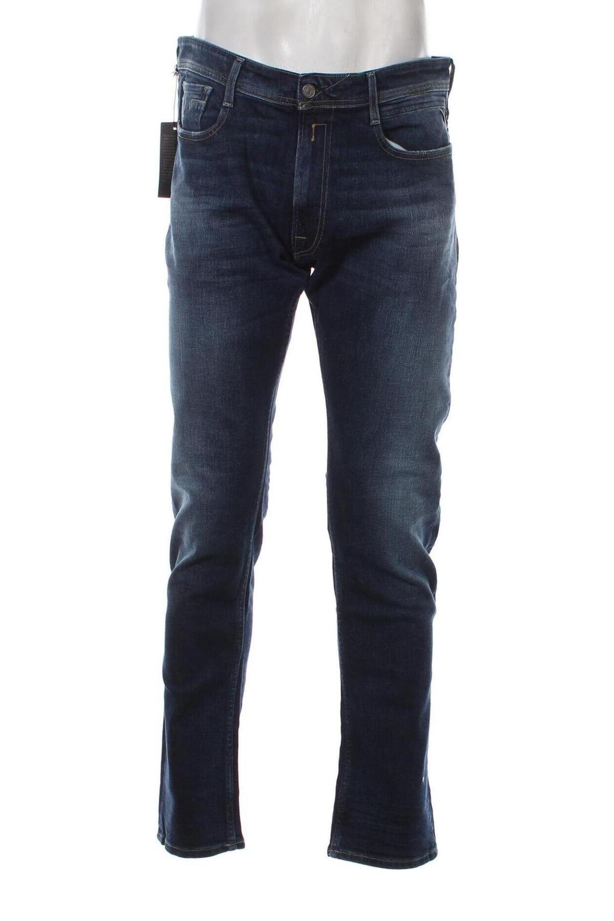 Męskie jeansy Replay, Rozmiar L, Kolor Niebieski, Cena 543,75 zł