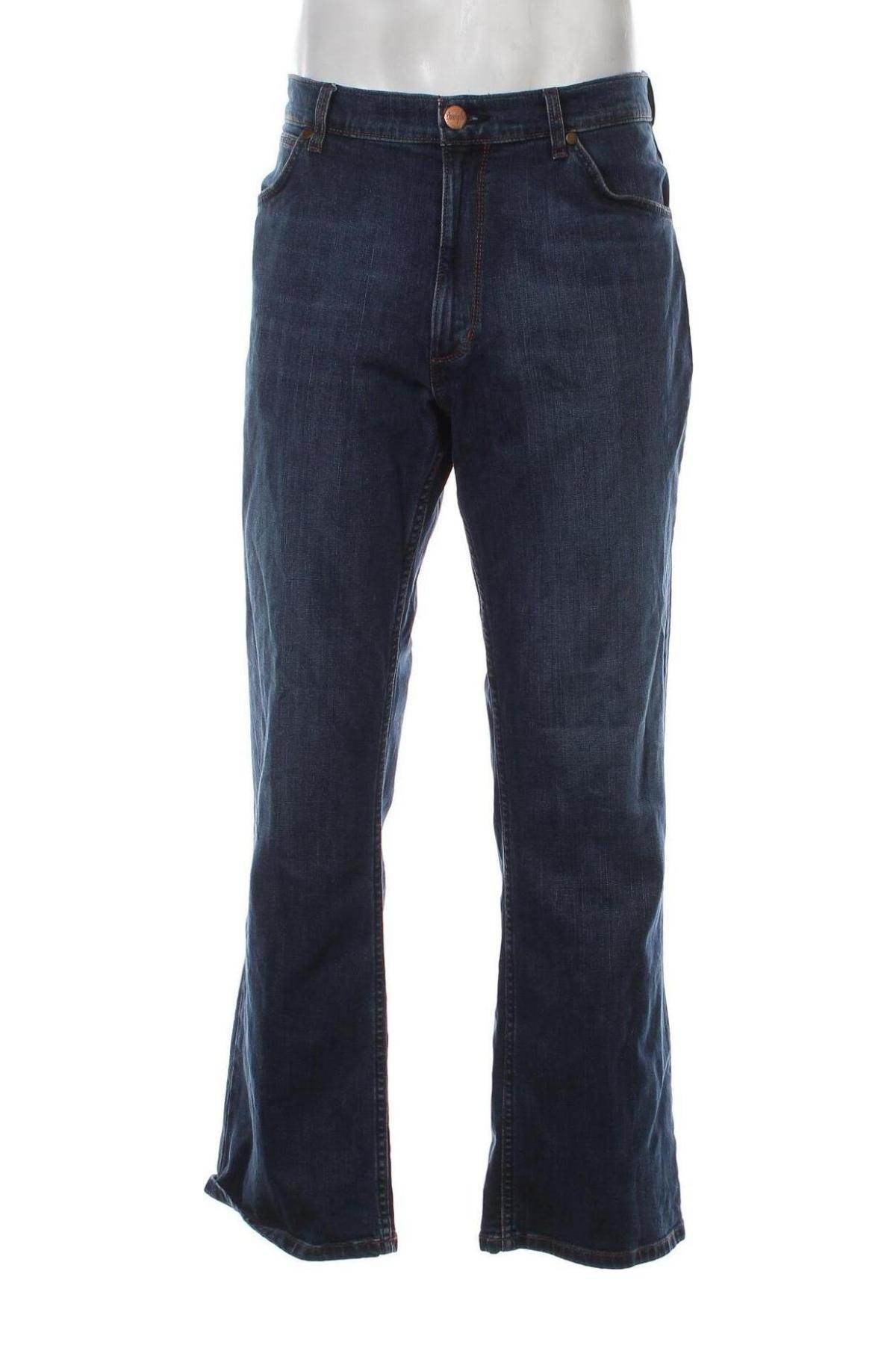 Męskie jeansy Wrangler, Rozmiar XL, Kolor Niebieski, Cena 239,89 zł