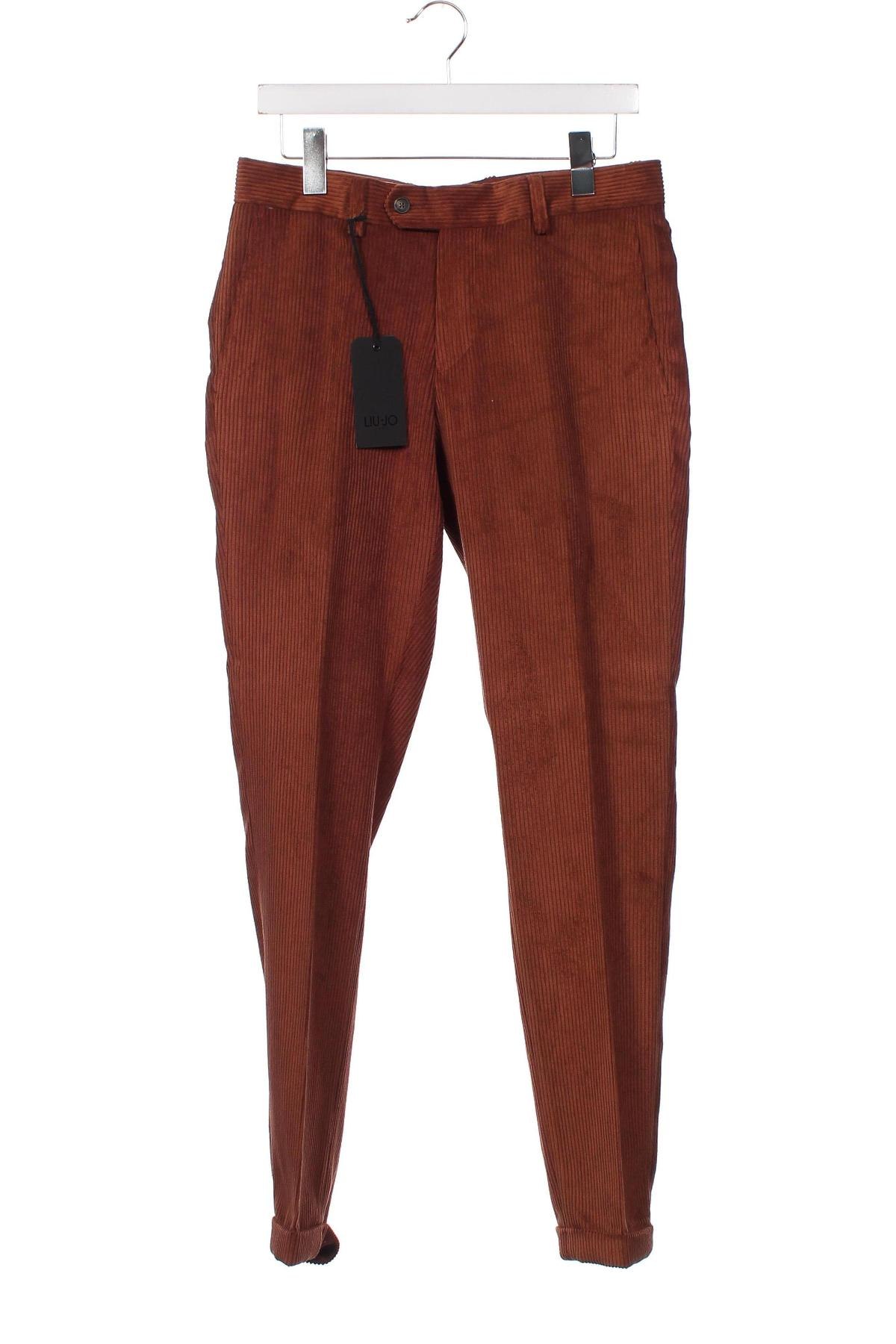 Ανδρικό κοτλέ παντελόνι Liu Jo, Μέγεθος S, Χρώμα Καφέ, Τιμή 14,72 €