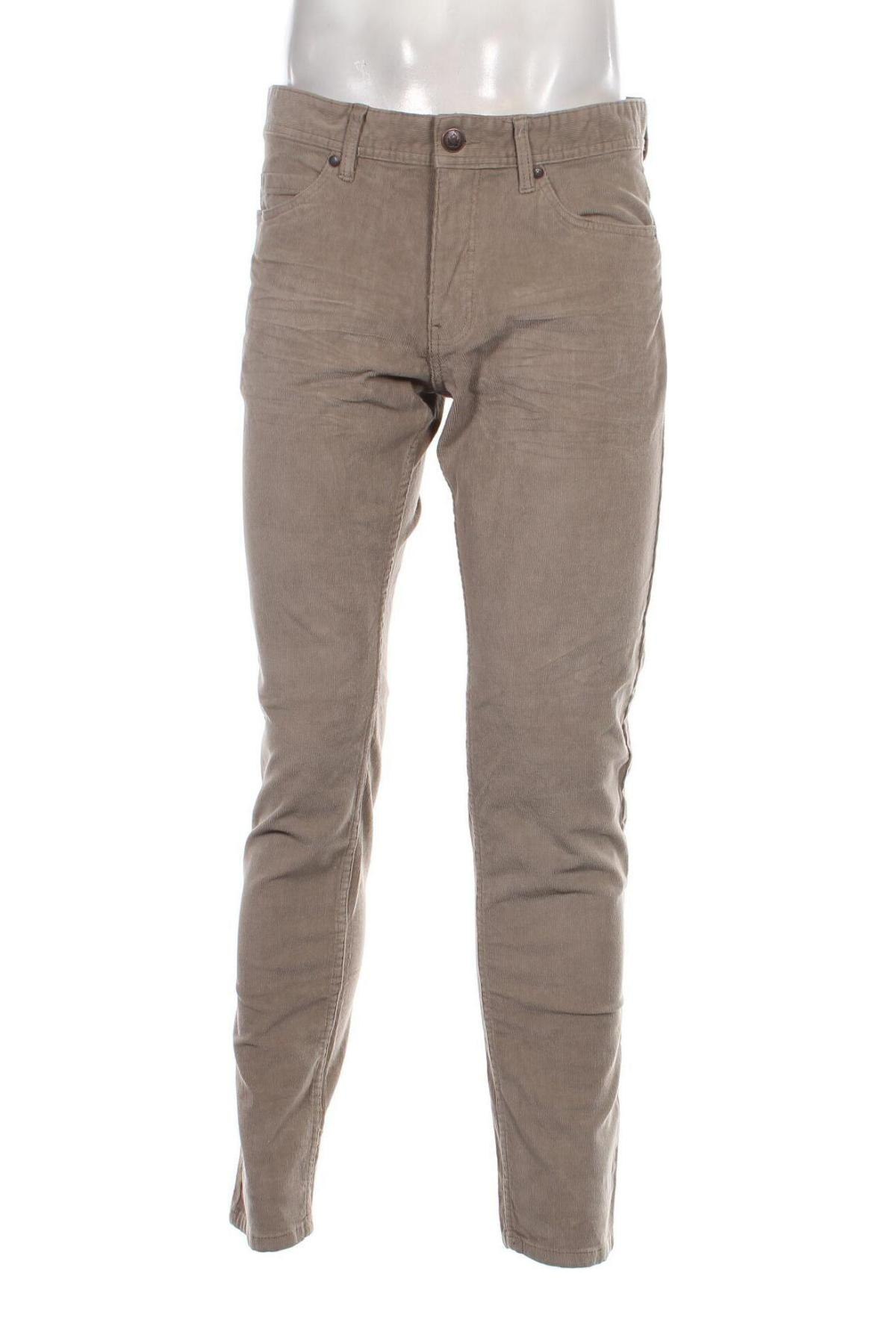 Pantaloni raiați de bărbați Straight Up, Mărime L, Culoare Gri, Preț 42,93 Lei