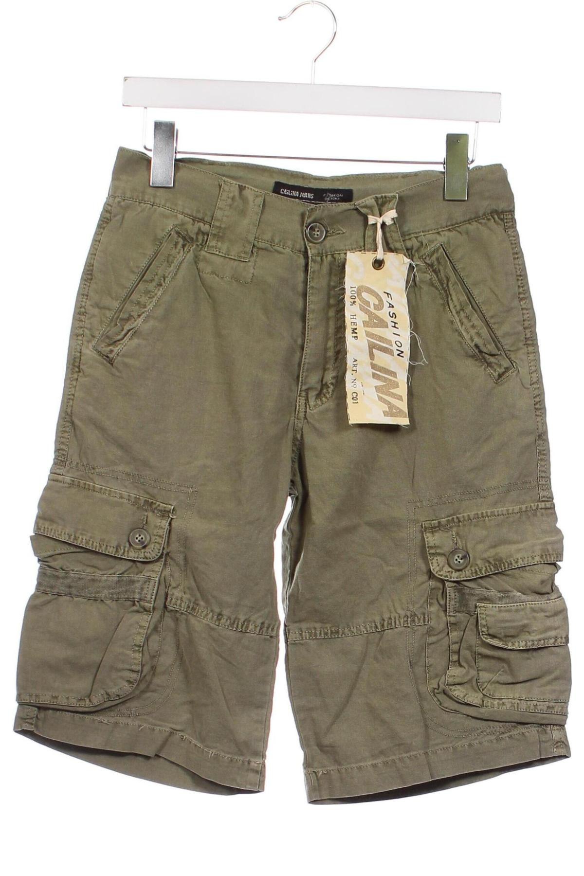 Pantaloni scurți de bărbați, Mărime M, Culoare Verde, Preț 102,04 Lei