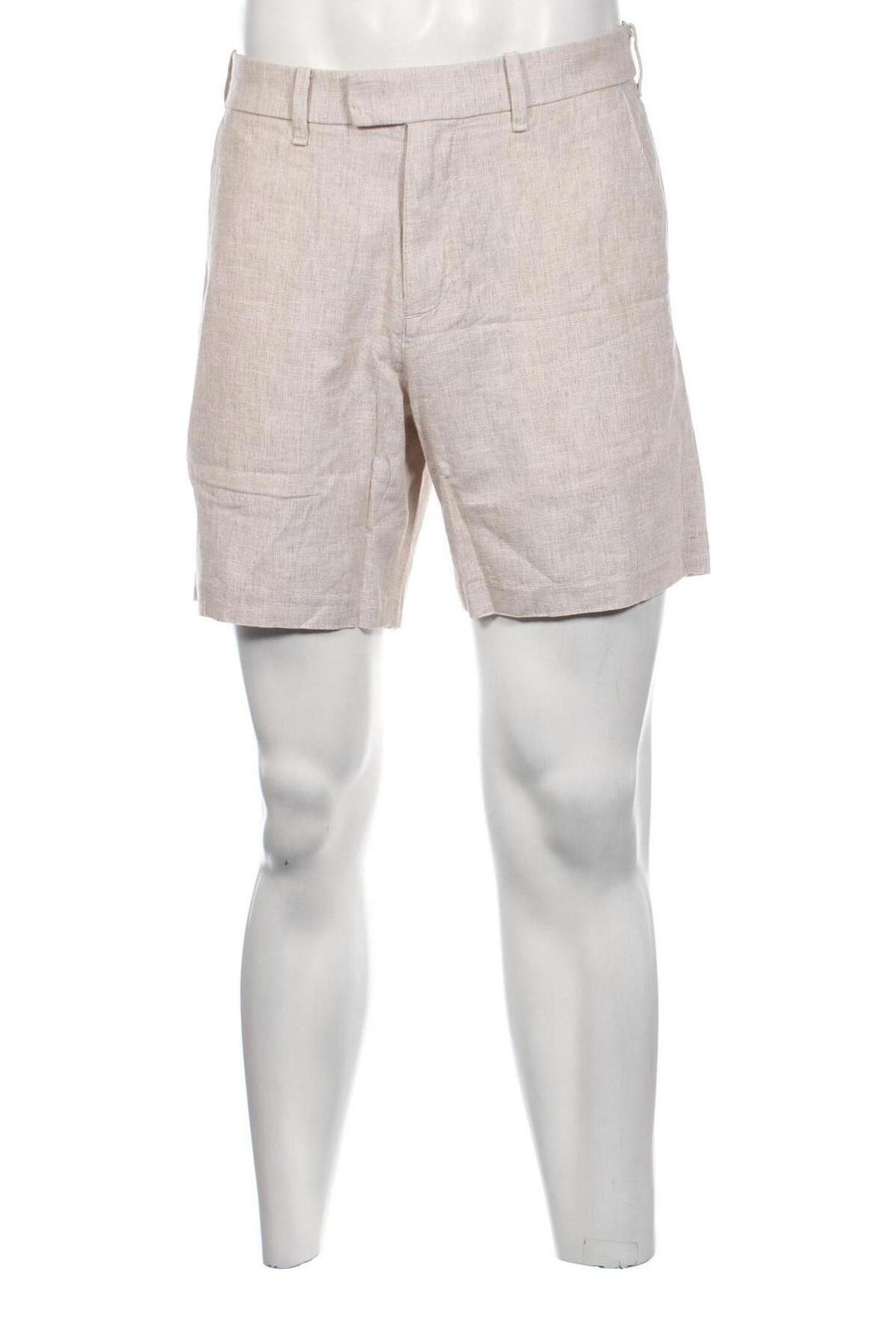 Pantaloni scurți de bărbați Abercrombie & Fitch, Mărime L, Culoare Bej, Preț 305,92 Lei