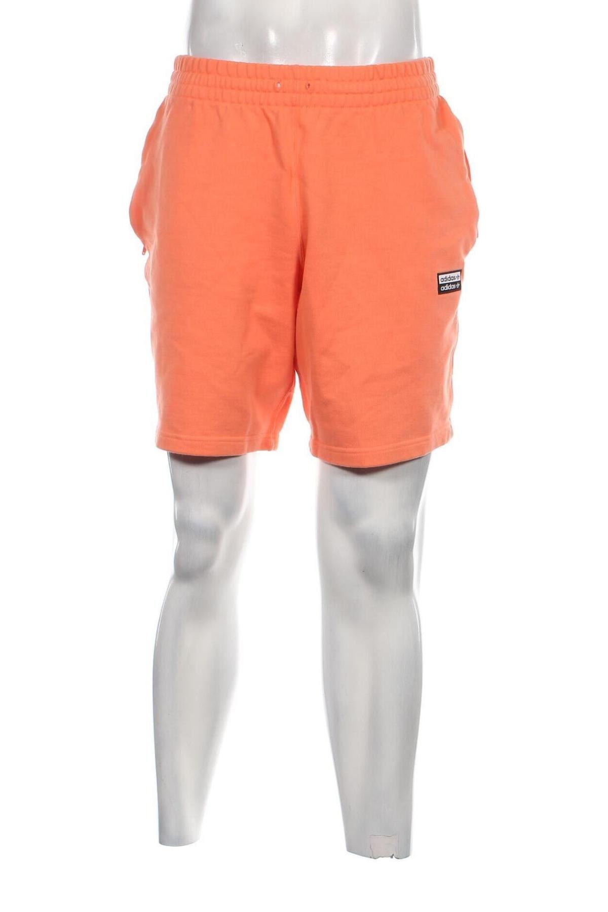 Мъжки къс панталон Adidas Originals, Размер M, Цвят Оранжев, Цена 34,00 лв.