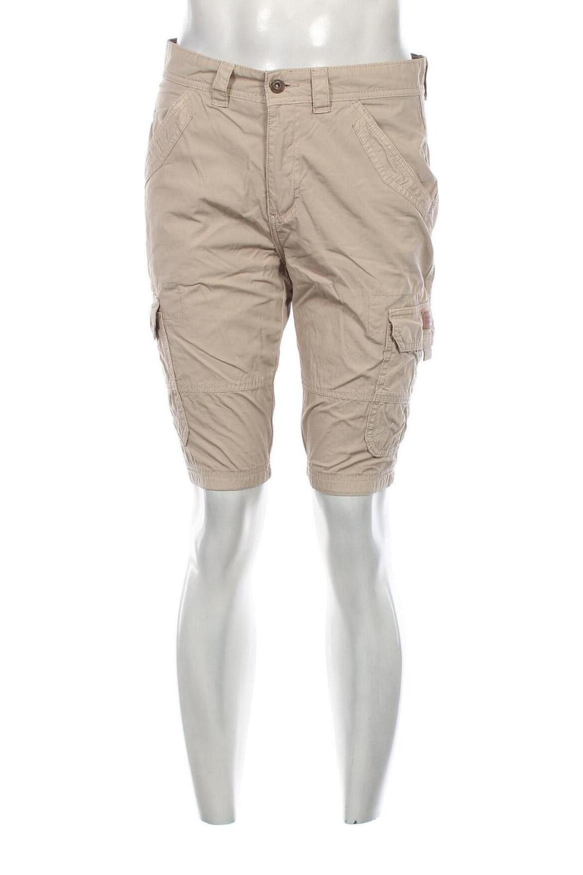 Pantaloni scurți de bărbați Globe Trotter, Mărime M, Culoare Bej, Preț 26,58 Lei
