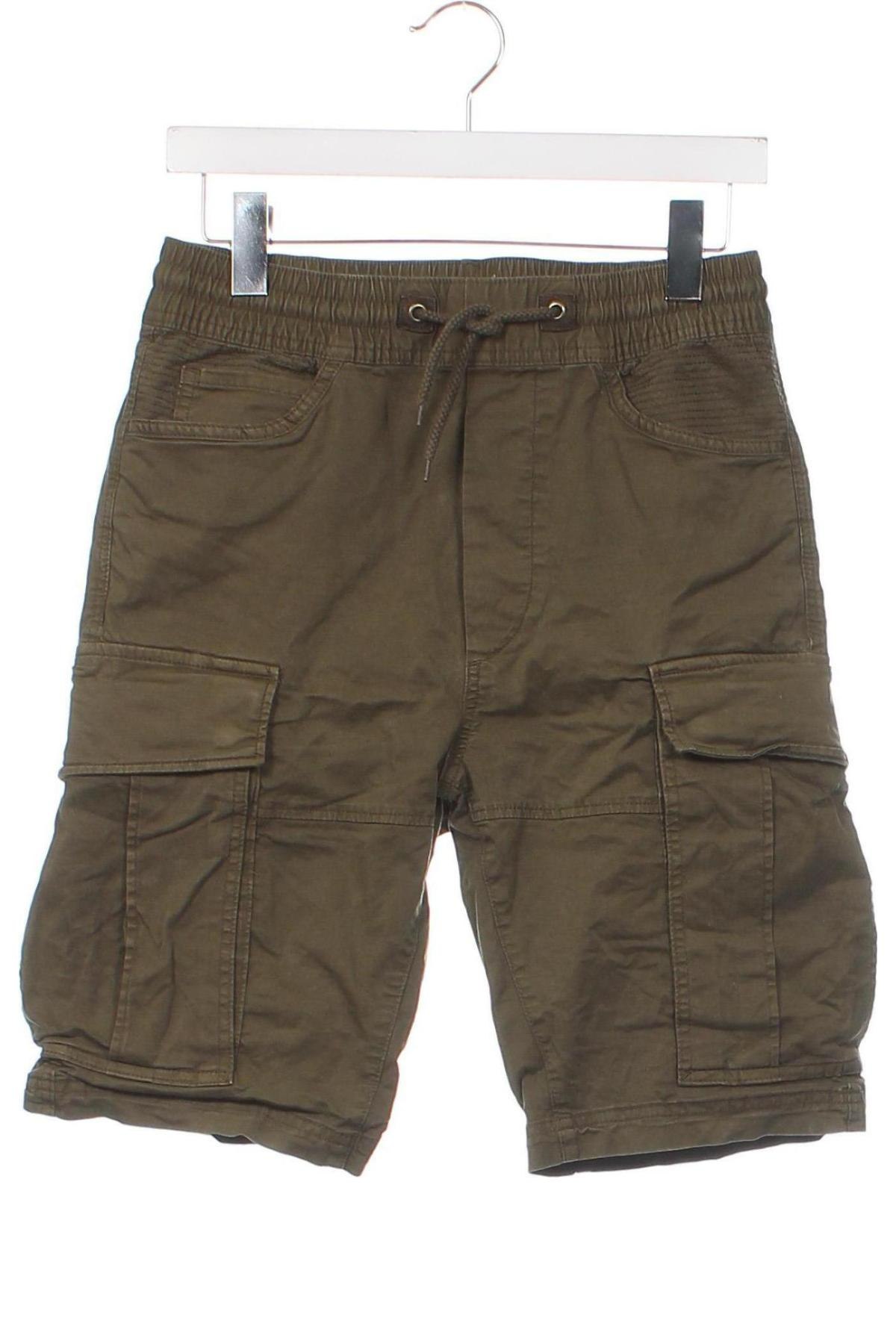 Мъжки къс панталон H&M L.O.G.G., Размер XS, Цвят Зелен, Цена 25,42 лв.