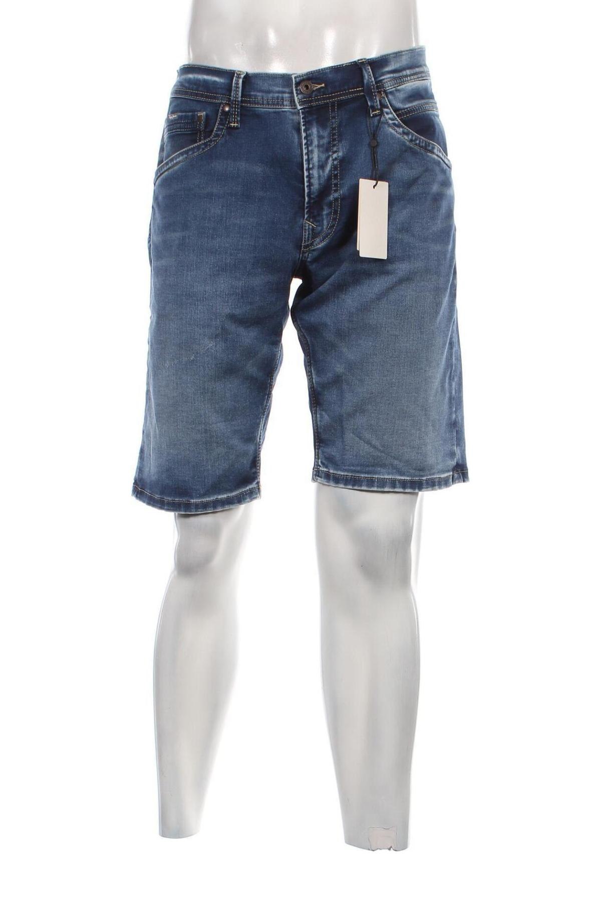Pantaloni scurți de bărbați Pepe Jeans, Mărime L, Culoare Albastru, Preț 287,76 Lei