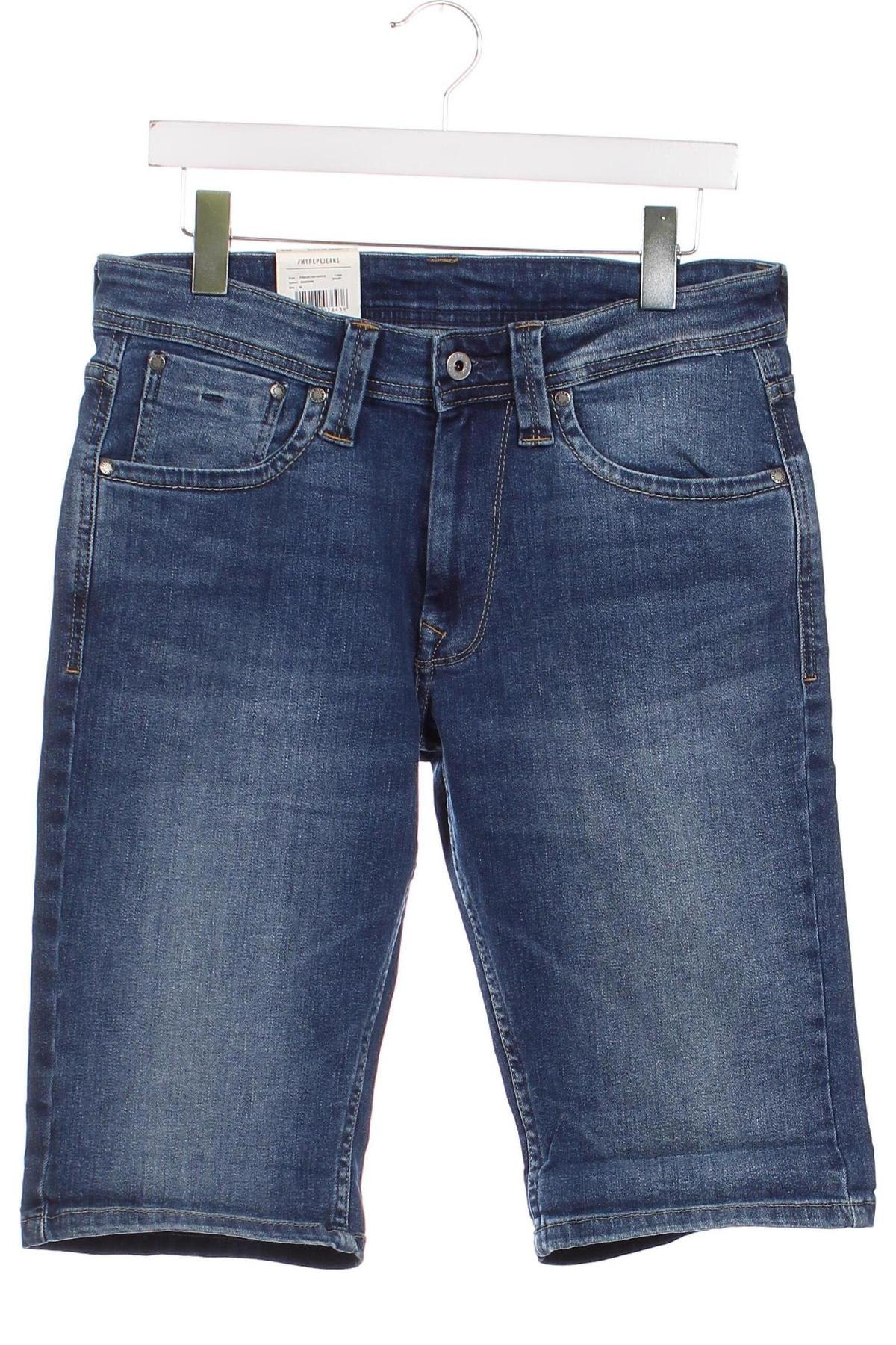 Мъжки къс панталон Pepe Jeans, Размер S, Цвят Син, Цена 58,32 лв.