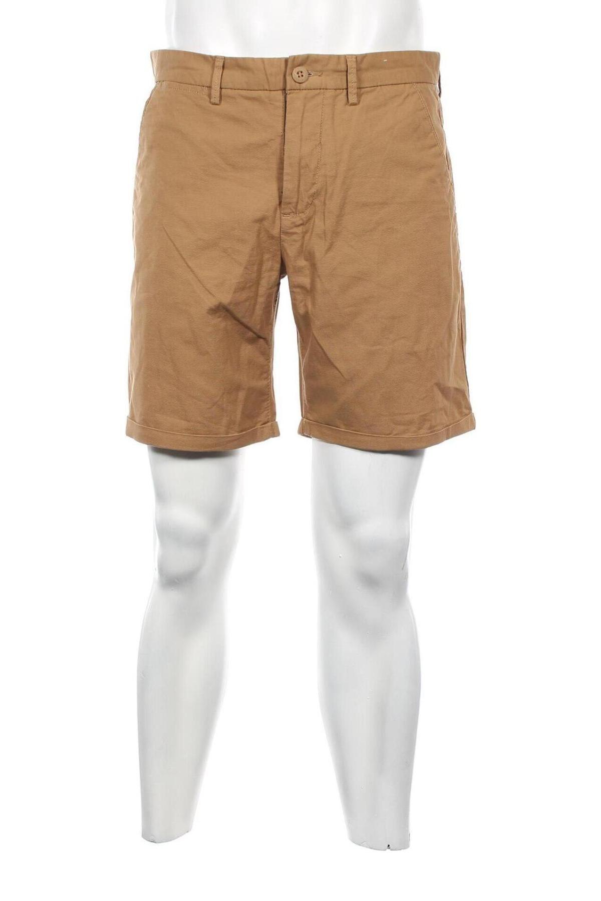 Мъжки къс панталон Pull&Bear, Размер L, Цвят Бежов, Цена 25,00 лв.