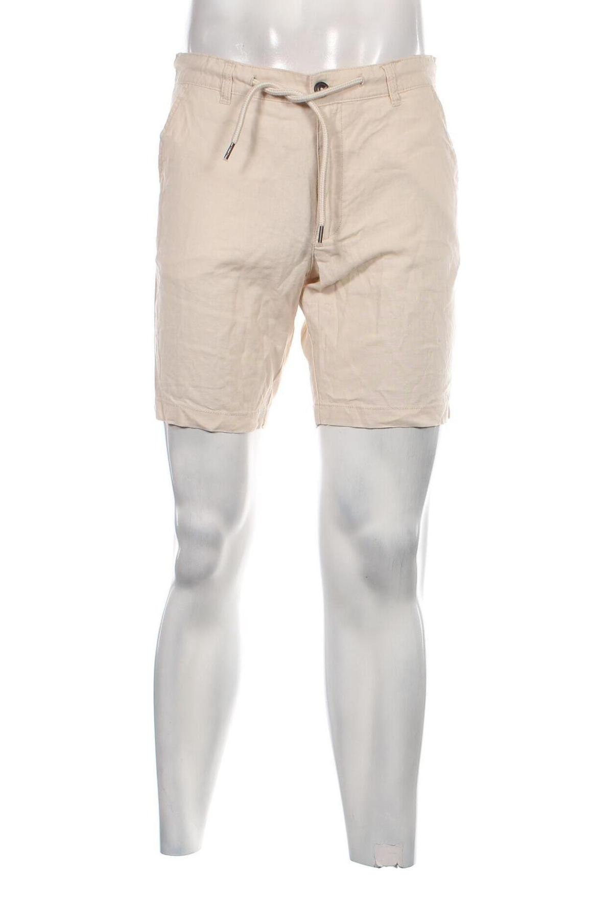 Мъжки къс панталон Straight Up, Размер M, Цвят Бежов, Цена 25,00 лв.